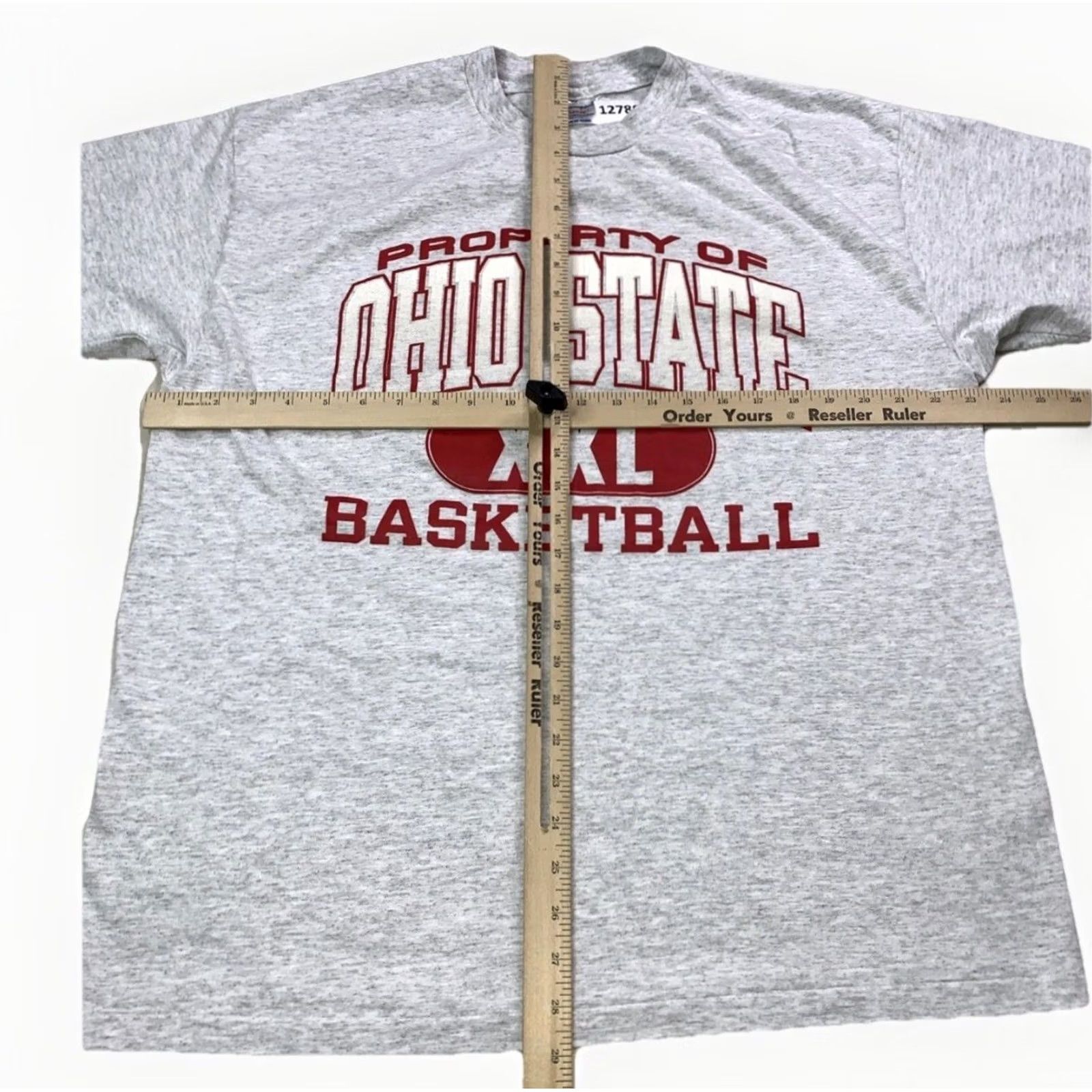 Champion VINTAGE Champion Ohio State Basketball USA Graphic Shirt XL Men's Gray Short Sleeve Crew Neck Size US XL / EU 56 / 4 - 5 Thumbnail