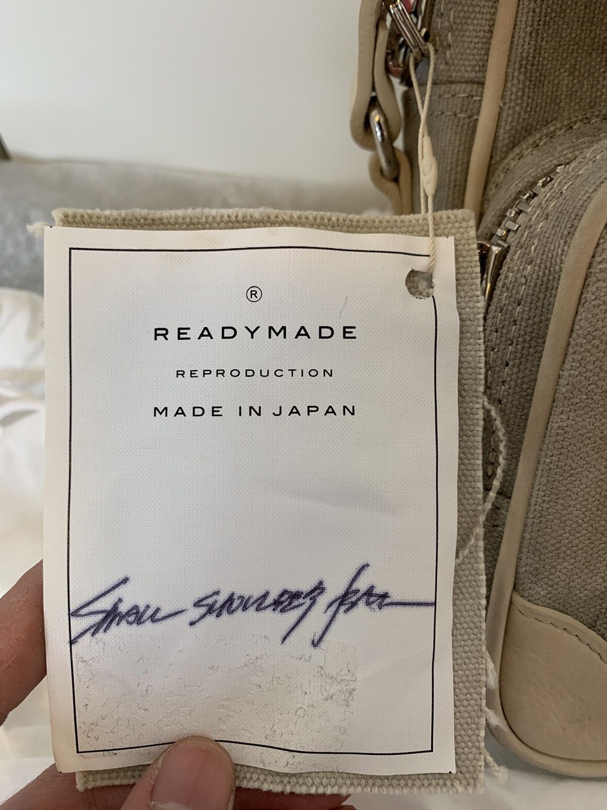 READYMADE (BNWT) Readymade white canvas shoulder bag Size ONE SIZE - 12 Thumbnail