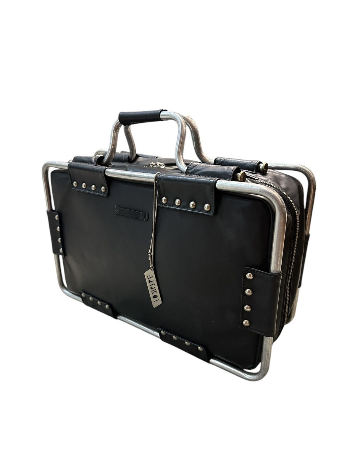 Jean Paul Gaultier Jean Paul Gaultier Metal Frame & Studded Travel Bag Size ONE SIZE - 2 Thumbnail
