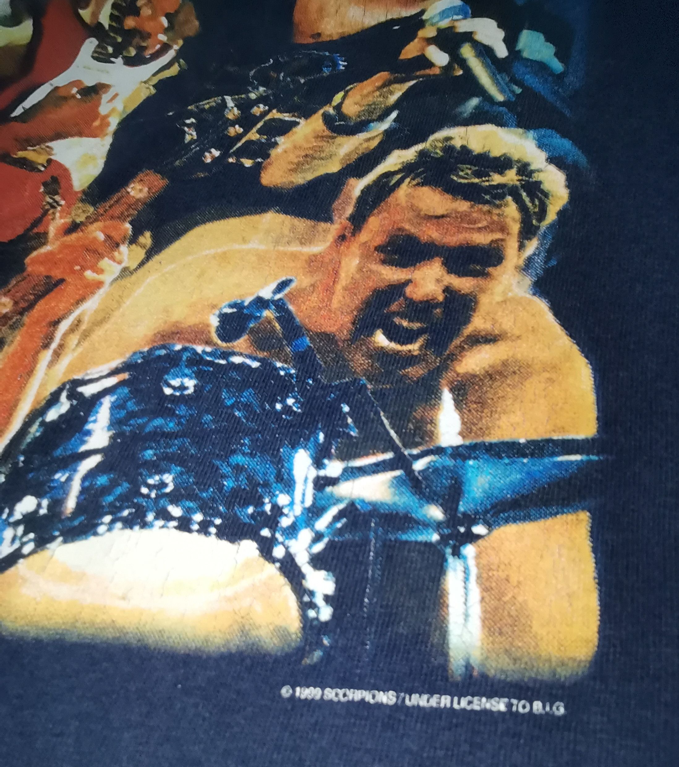 Band Tees × Vintage SCORPION EYE TO EYE WORLDTOUR 1999 Size US XL / EU 56 / 4 - 3 Thumbnail