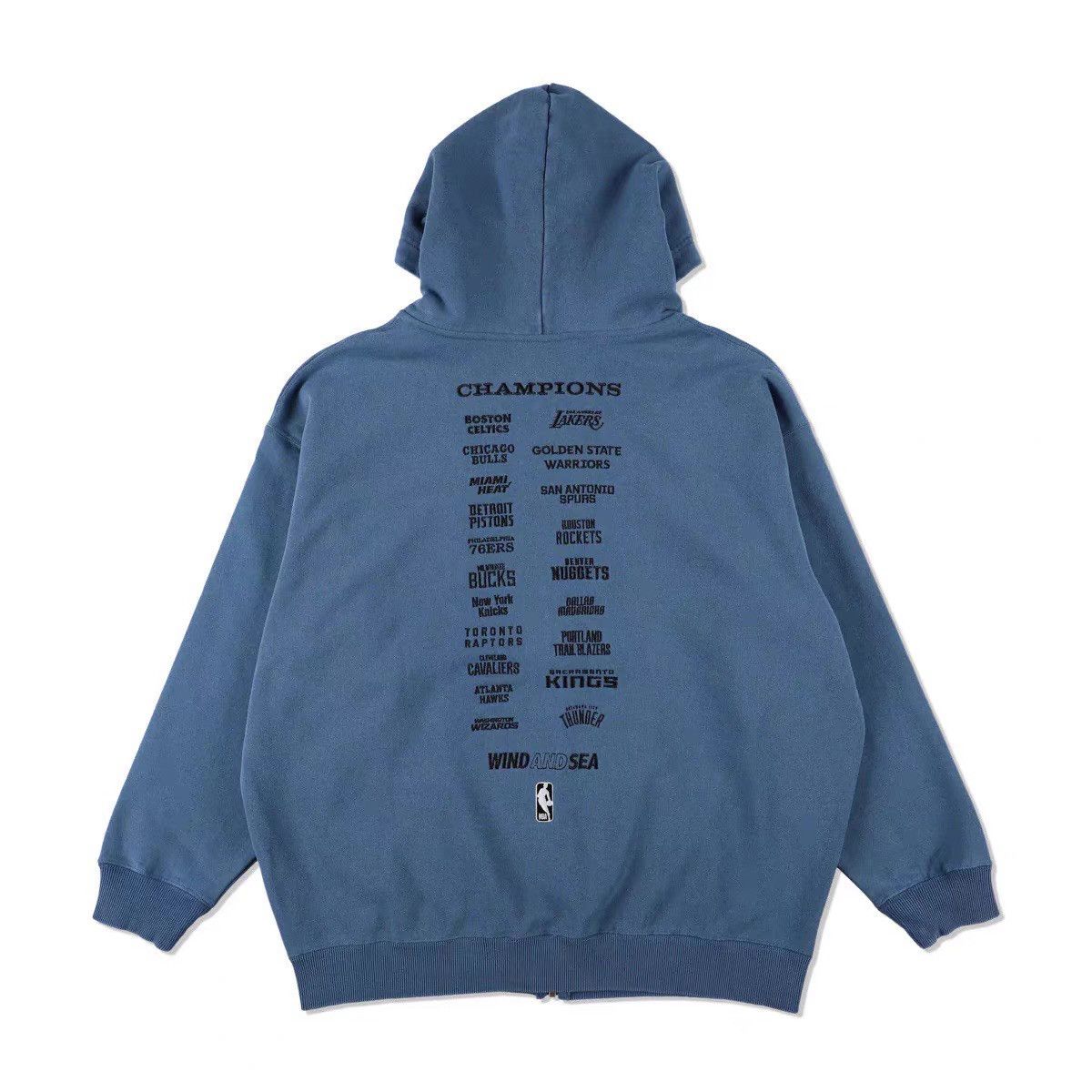 NBA WDS-NBA Heavyweight Denim Dark Blue Sweatshirt Ｑ22 Size US XL / EU 56 / 4 - 2 Thumbnail