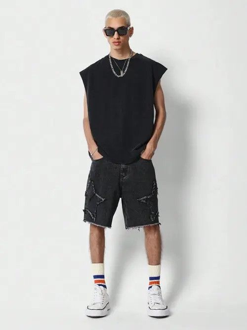 Japanese Brand Mitsuoka x nen Jeans Denim Shorts Jorts Cargo Size US 32 / EU 48 - 1 Thumbnail