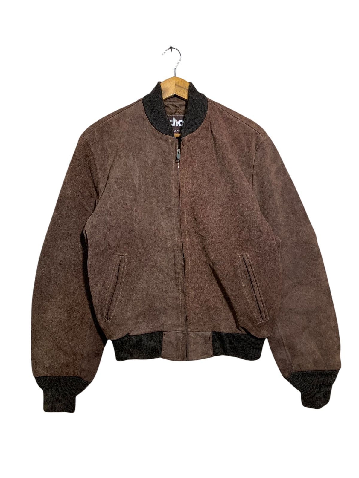 Genuine Leather × Schott 🔥VTG SCHOTT NYC SUEDE LEATHER BROWN JACKETS Size US M / EU 48-50 / 2 - 1 Thumbnail