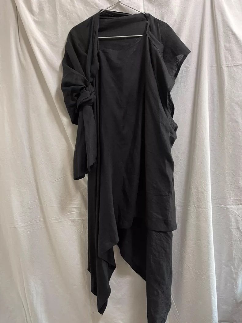 Yohji Yamamoto Yohji Yamamoto size 1 17ss Cotton and linen dress 2503-Nex Size M / US 6-8 / IT 42-44 - 5 Thumbnail