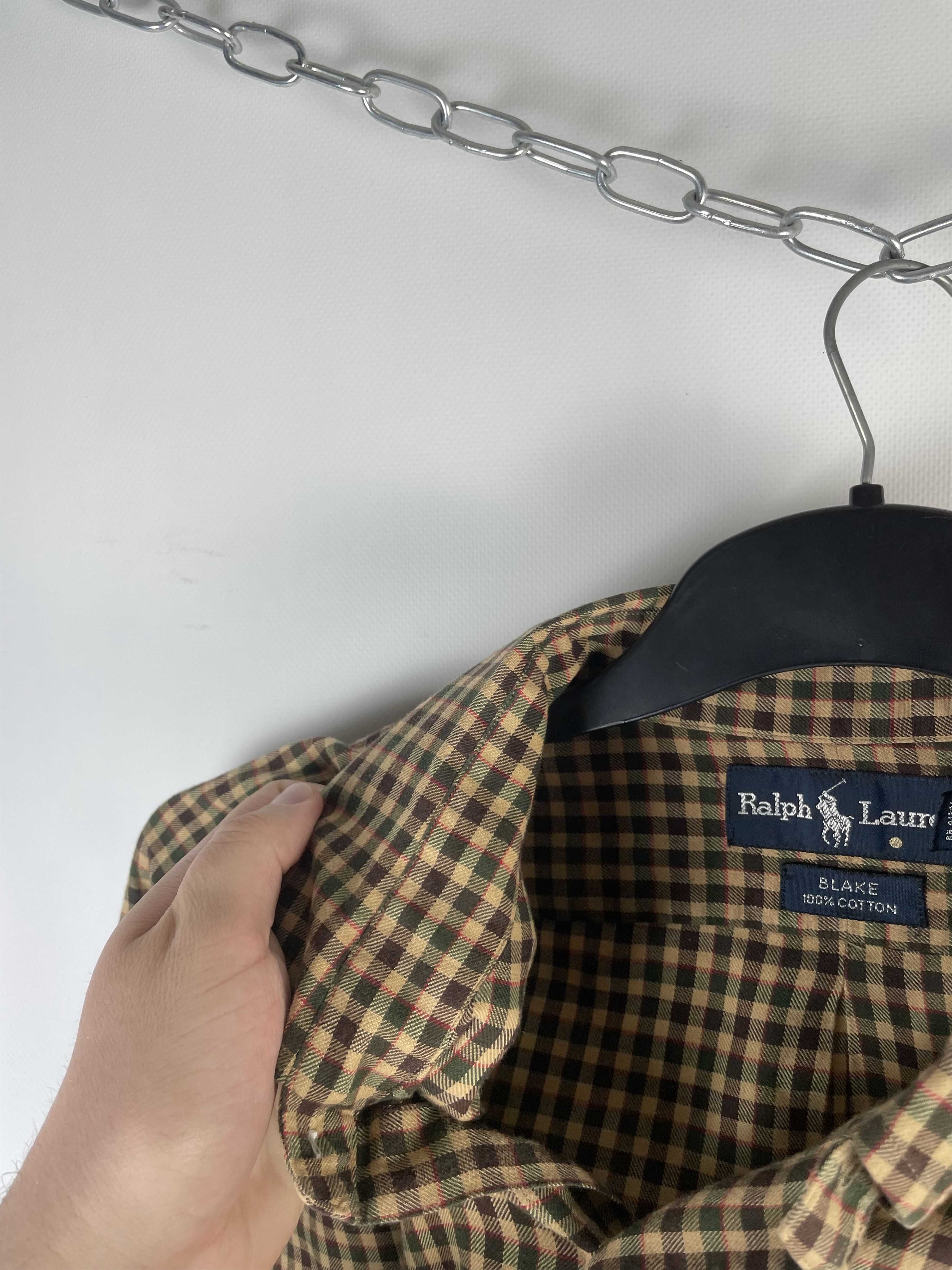 Flannel Flannel Polo Ralph Lauren Vintage Mens Shirt Size US XL / EU 56 / 4 - 5 Thumbnail