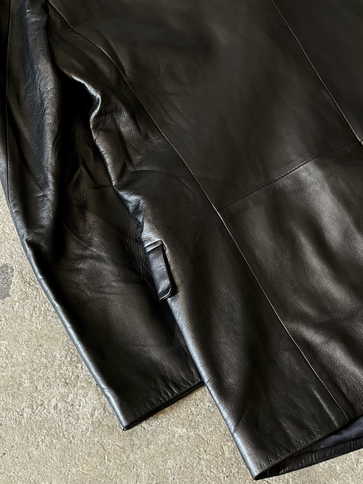 Gucci × Tom Ford Gucci - Tom Ford - SS1998 Runway - Leather Blazer Jacket Size US S / EU 44-46 / 1 - 12 Thumbnail