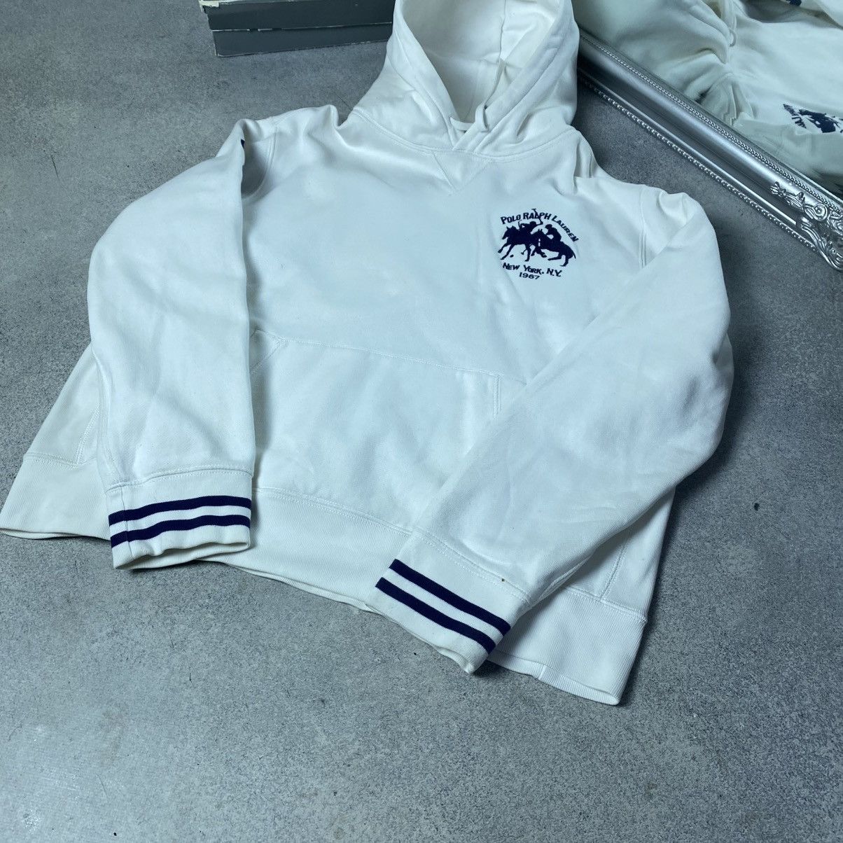 Polo Ralph Lauren Vintage Polo Ralph Lauren Hoodie Big Pony Number 3 Size XL Size US XL / EU 56 / 4 - 7 Thumbnail