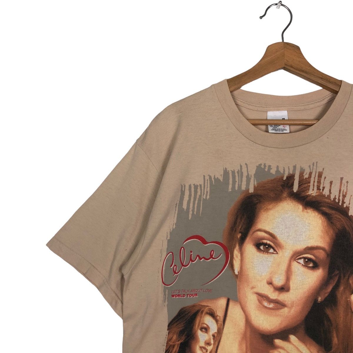 Band Tees 🔥90’s Vintage Celine Actor Singer T-Shirt Big Logo Size US L / EU 52-54 / 3 - 6 Thumbnail