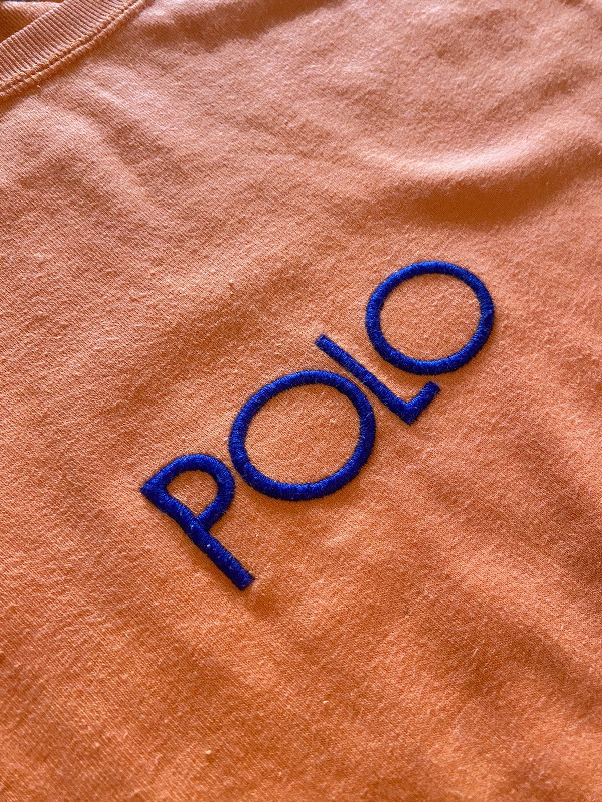 Lo Life Polo Hi-Tech Spellout Sweatshirt Crewneck 1992 RL2000 Orange Size US M / EU 48-50 / 2 - 4 Thumbnail