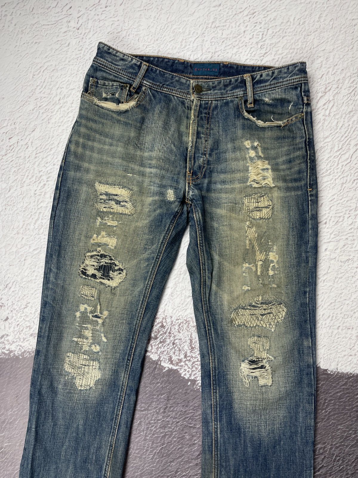 Japanese Brand × RAGEBLUE Rageblue Japanese distressed vintage denim jeans pants Size US 32 / EU 48 - 8 Thumbnail