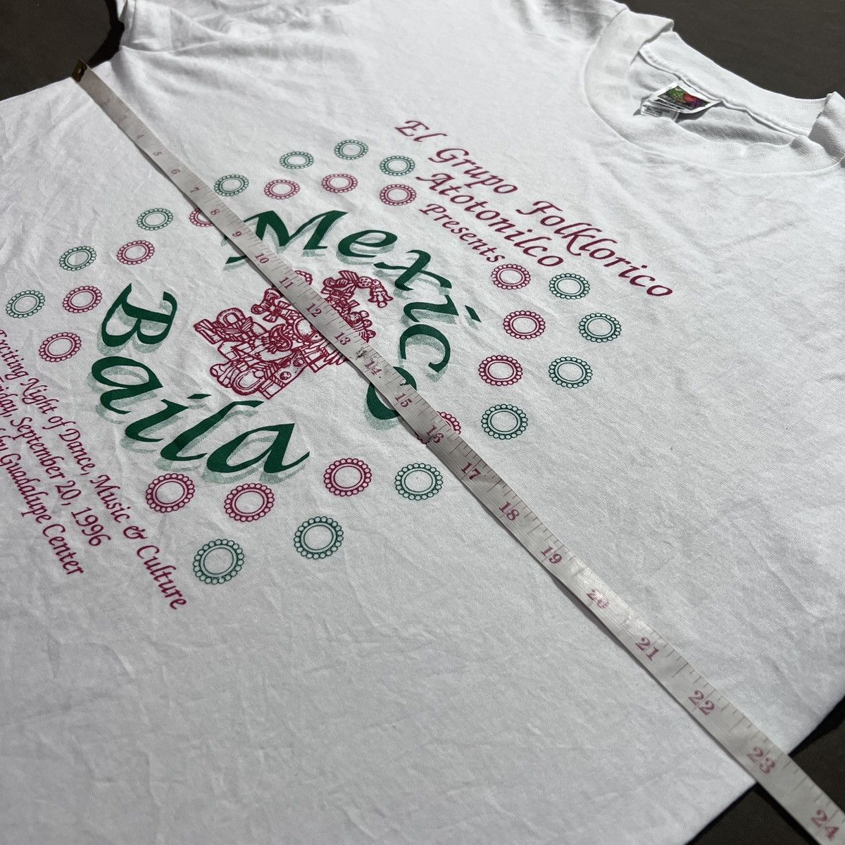 Vintage Vintage 90s Mexico Baila Dance music culture Promo Tee XL Size US XL / EU 56 / 4 - 6 Thumbnail