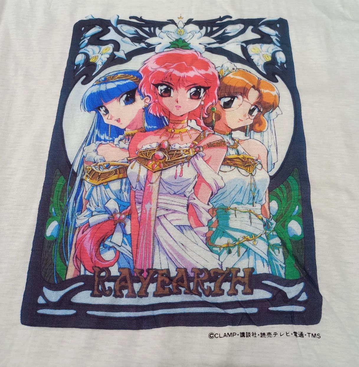 Anime Vintage 90s MAGIC KNIGHT RAYEARTH Manga Anime T-shirt Size US L / EU 52-54 / 3 - 5 Thumbnail