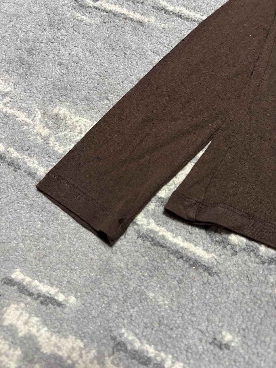 Dolce & Gabbana 👕 D&G Long Sleeve Top — Brown Rhinestone Logo Edition Size S / US 4 / IT 40 - 5 Thumbnail