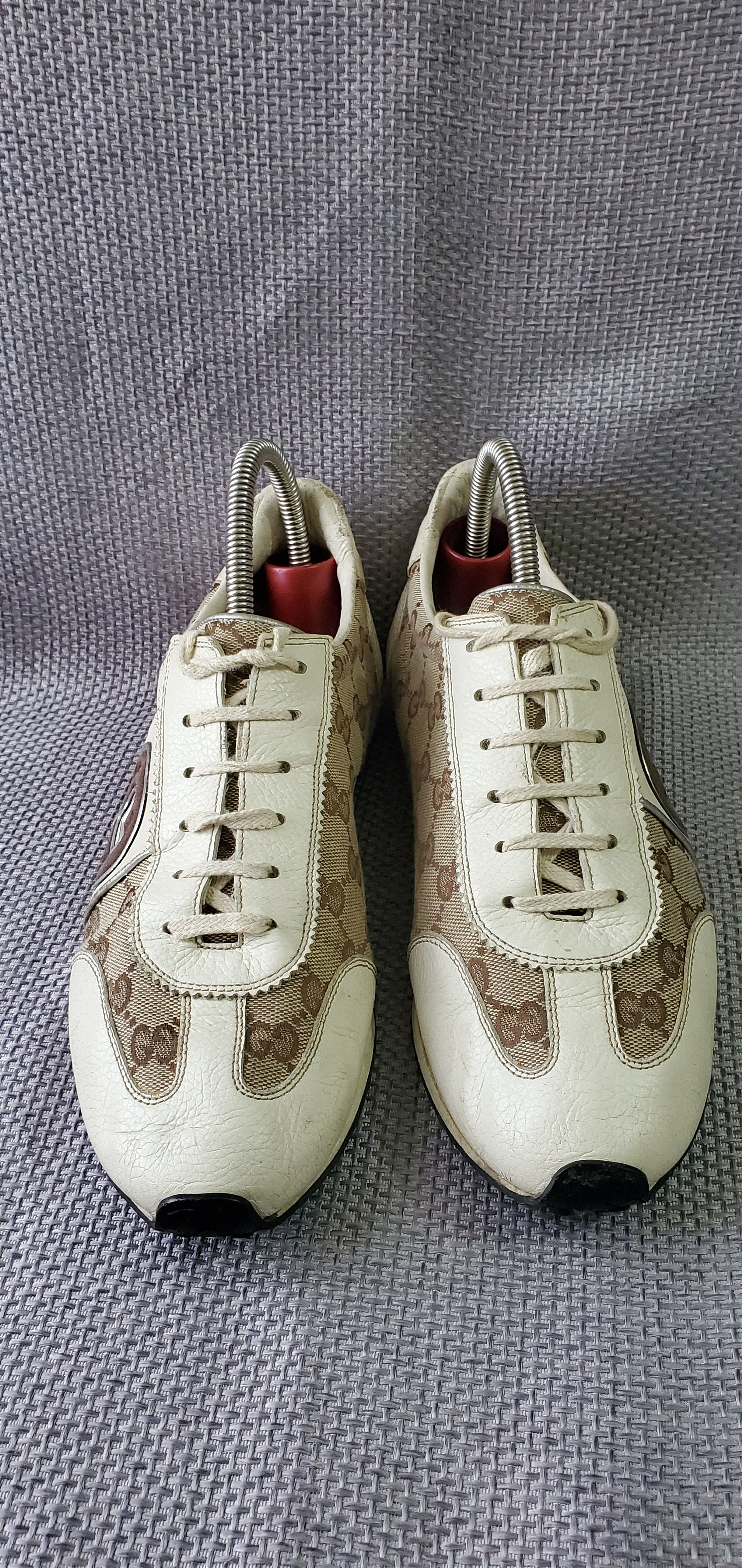 Gucci Gucci GG Canvas Lo Top Sneakers Size US 7 / EU 40 - 2 Thumbnail