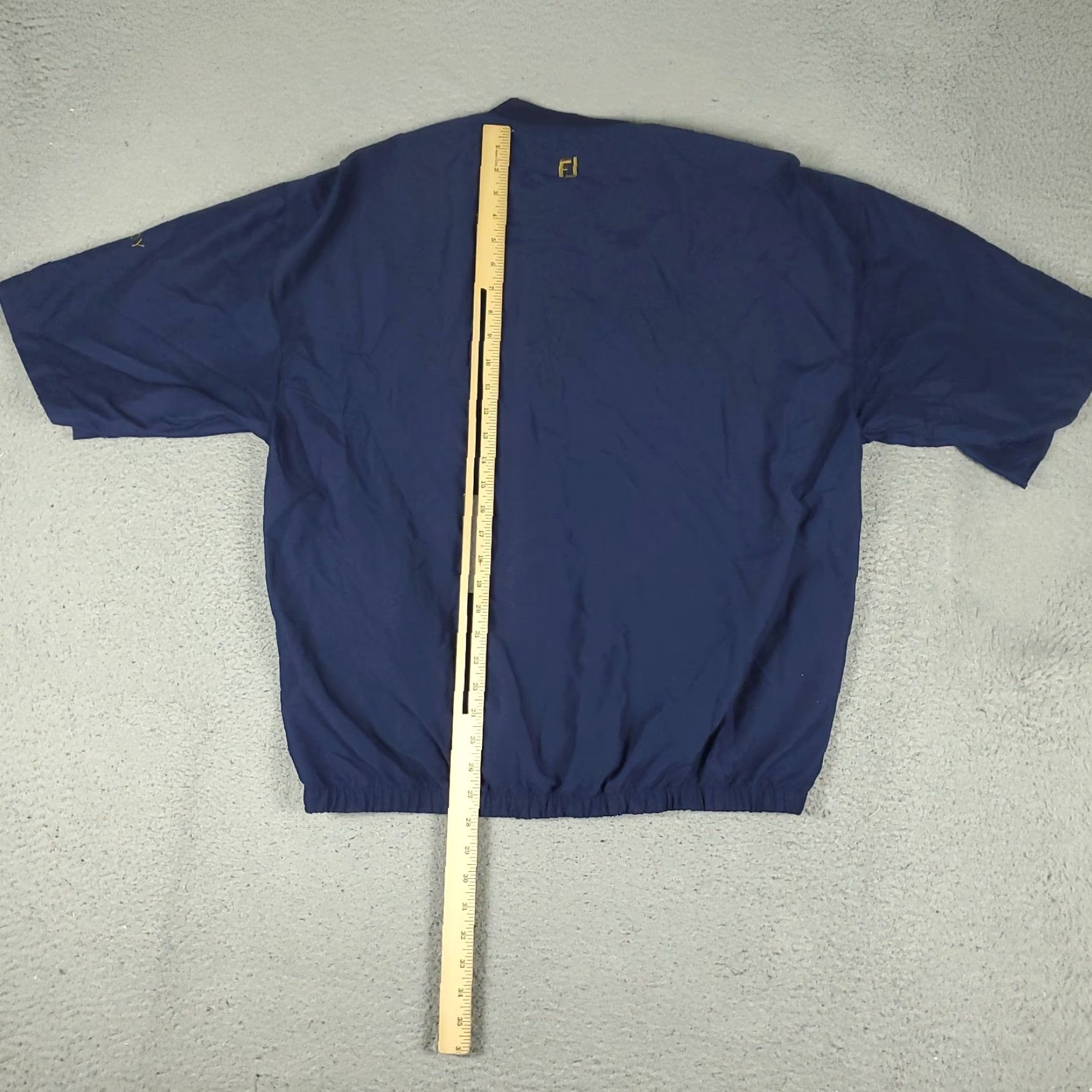 Footjoy FootJoy Shirt Mens L Blue Pullover Windbreaker Short Sleeve Jacket Sports Outdoor American Classic Modern Size US L / EU 52-54 / 3 - 4 Thumbnail