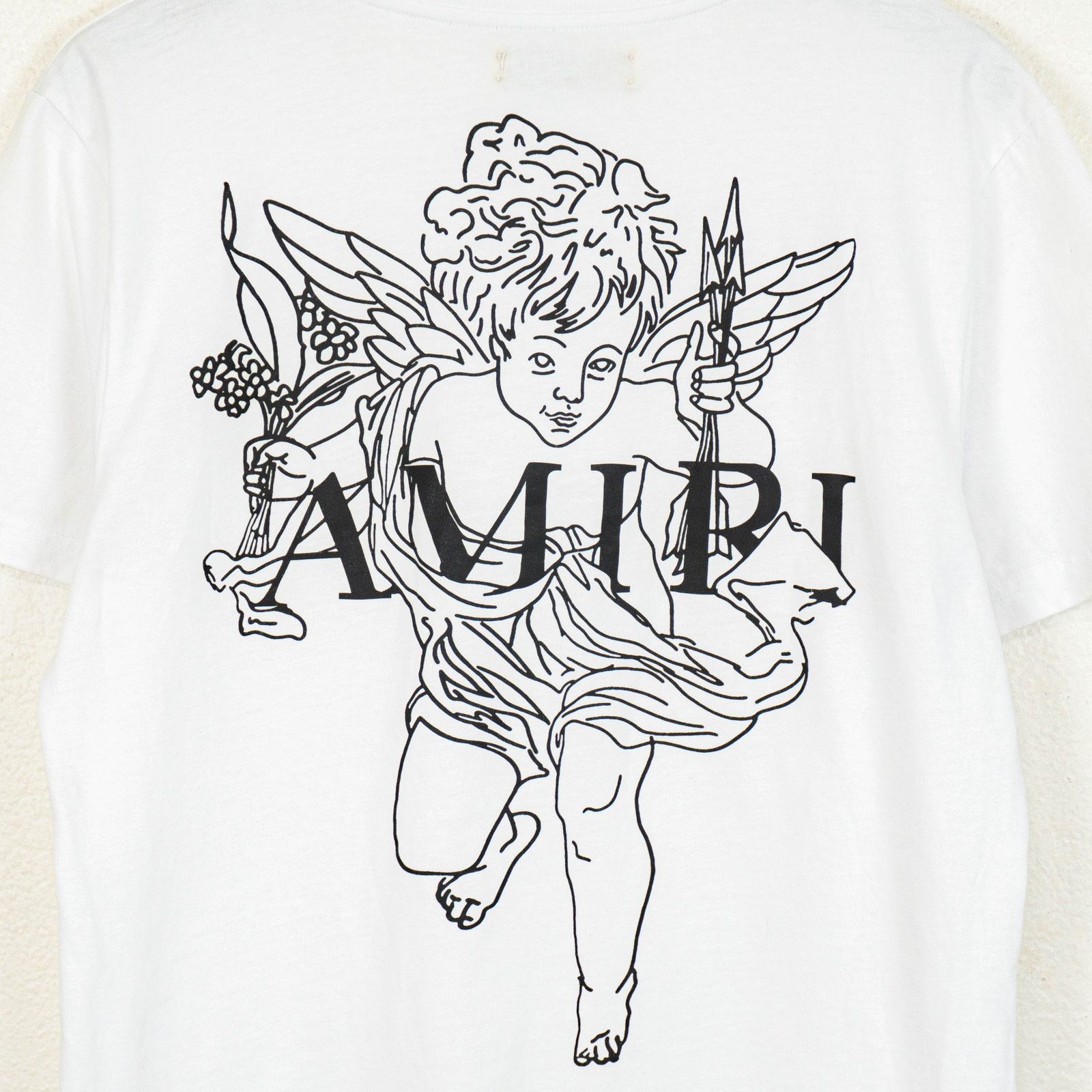 Amiri AMIRI Cherub Angel White T-Shirt tee Back Graphic Size US XL / EU 56 / 4 - 7 Thumbnail