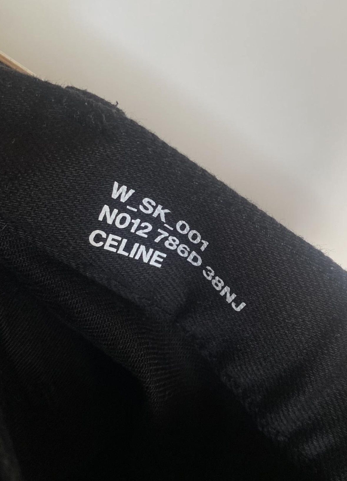 Celine Celine Pure Black Skinny Denim Size US 29 - 5 Thumbnail