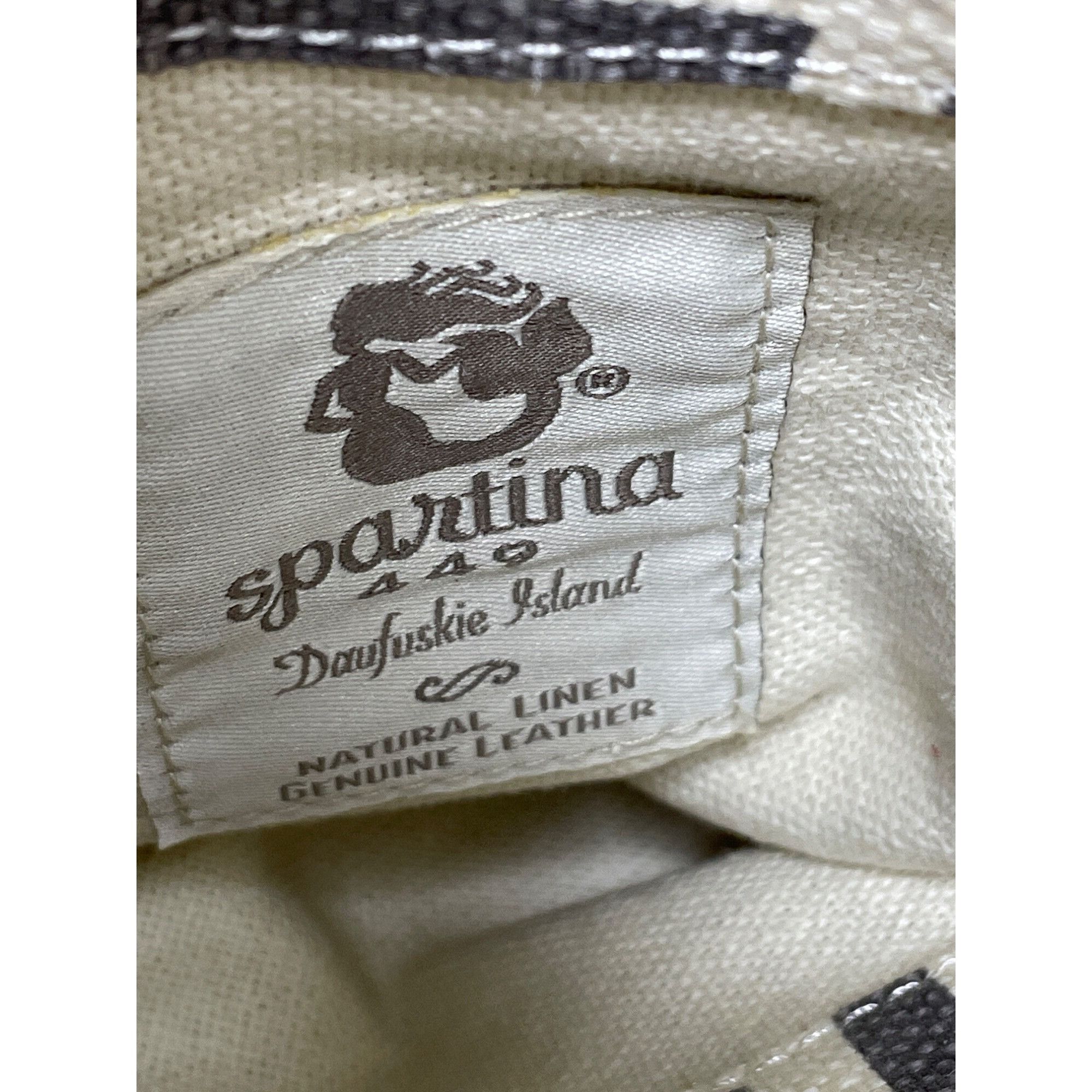 Other Spartina 449 womans cream gray leather linen crossbody handb Size ONE SIZE - 16 Thumbnail