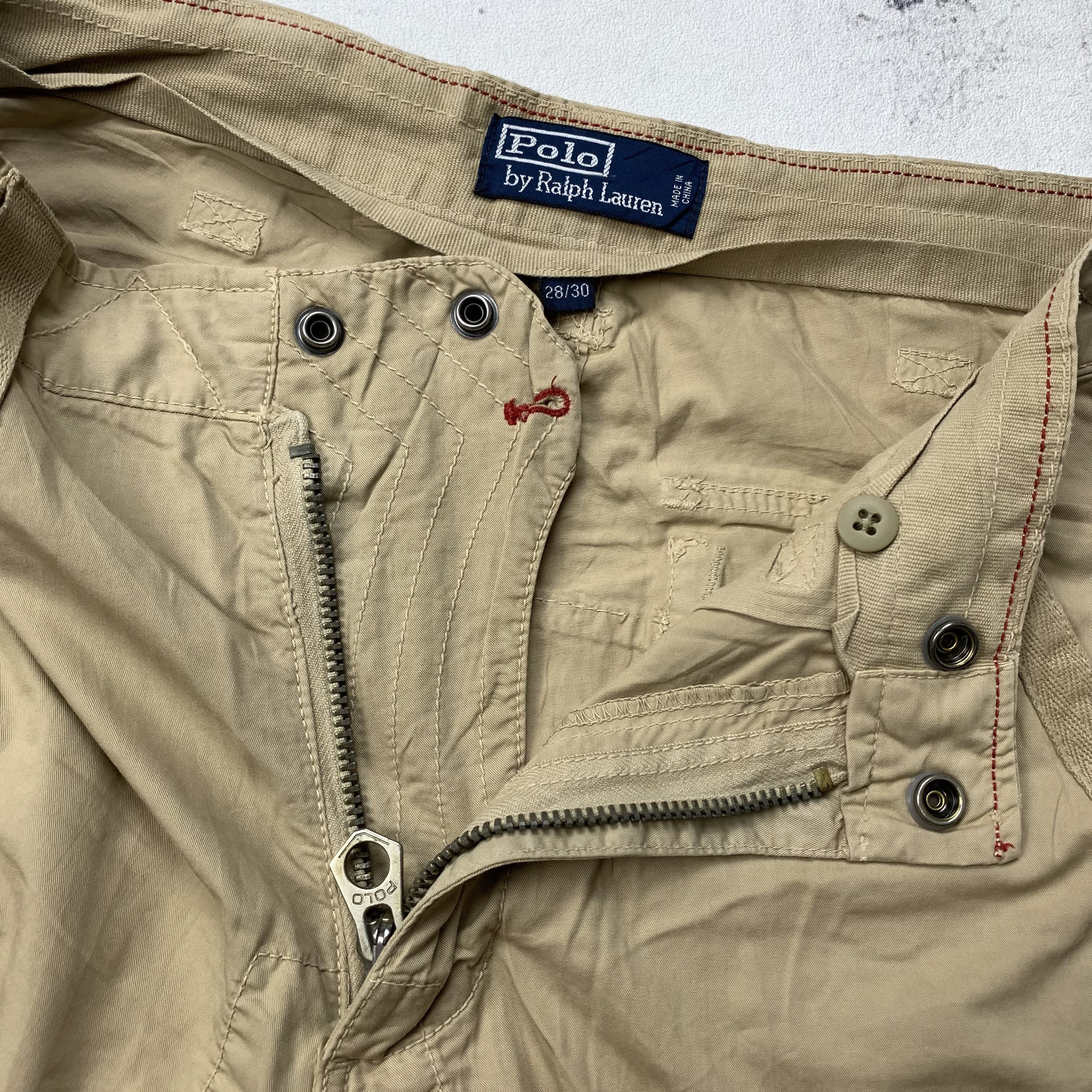Polo Ralph Lauren Vintage Polo Ralph Lauren Multi Pocket 3D Cargo Pants Size US 30 / EU 46 - 11 Thumbnail