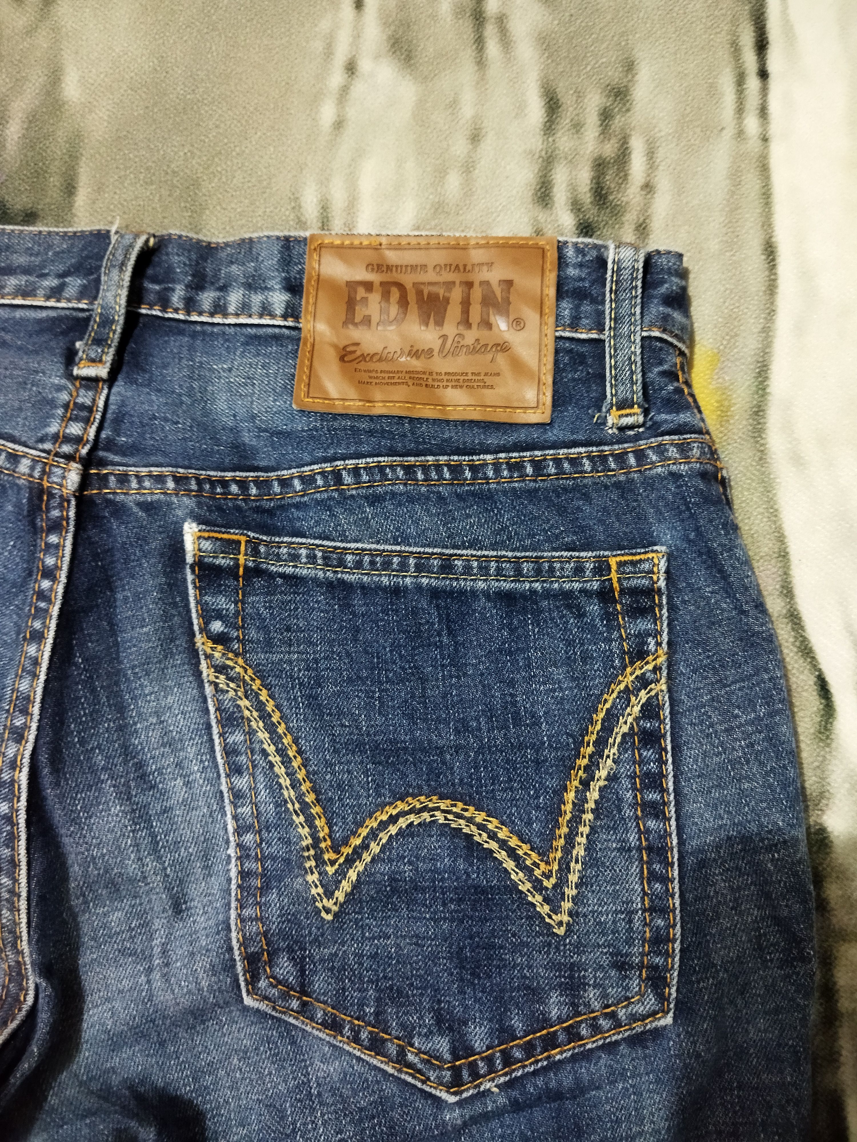 Edwin VINTAGE EDWIN GEXV03 BLUE JEANS PANTS Size US 30 / EU 46 - 10 Thumbnail
