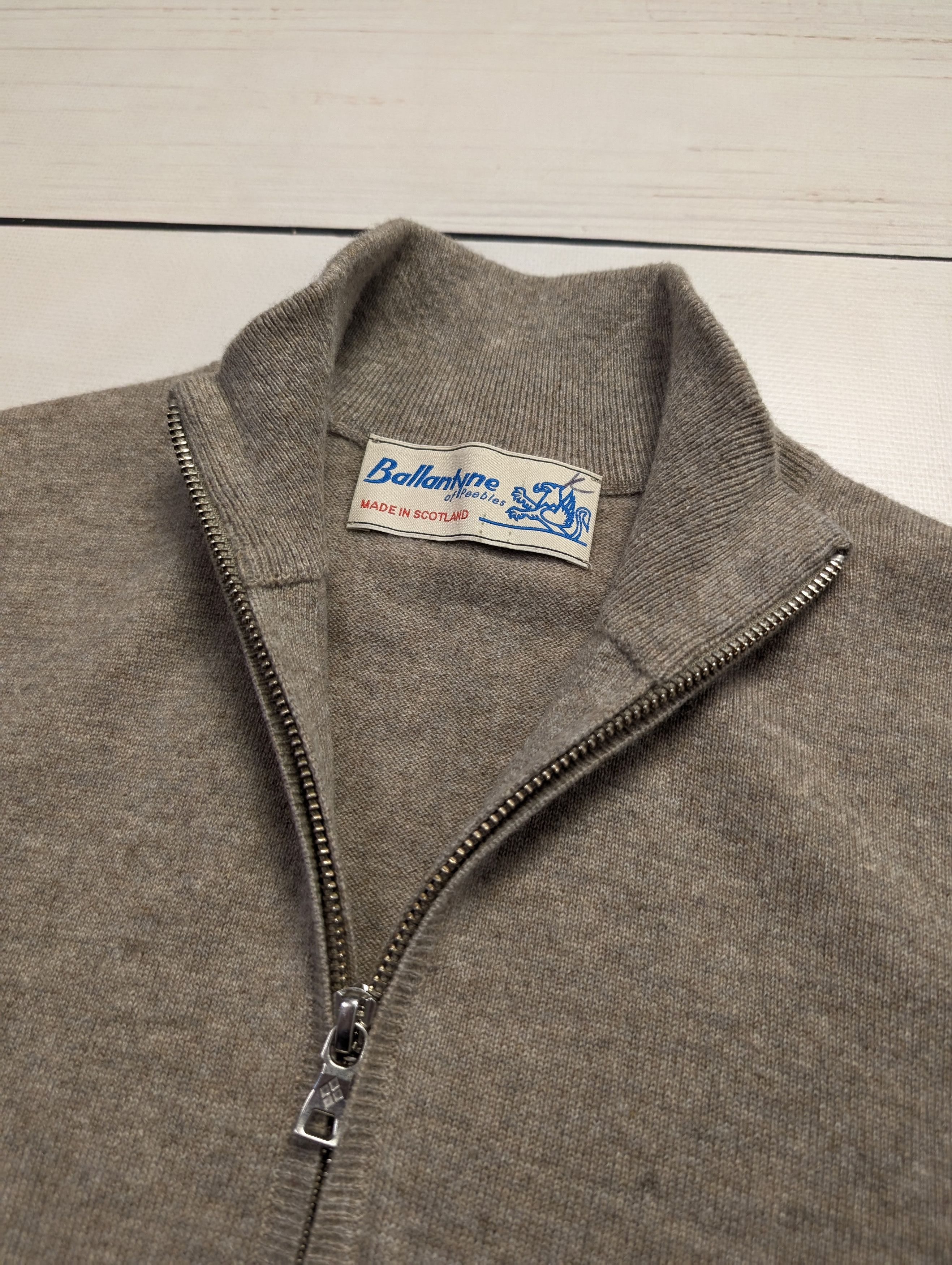 Ballantyne 100% cashmere Ballantyne Half-zip sweater in pure cashmere Size US M / EU 48-50 / 2 - 7 Thumbnail