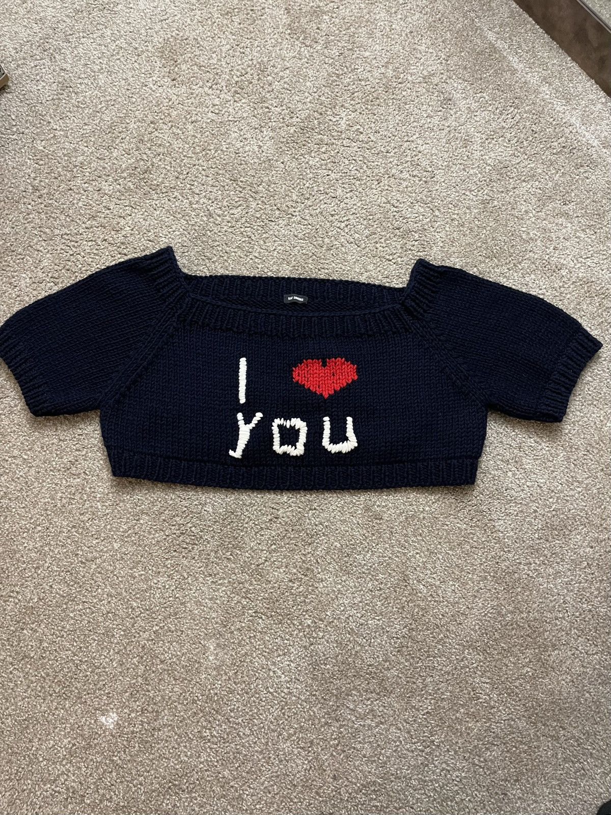 Raf Simons Raf Simons A/W 17 “I love you” knit Size US S / EU 44-46 / 1 - 1 Thumbnail