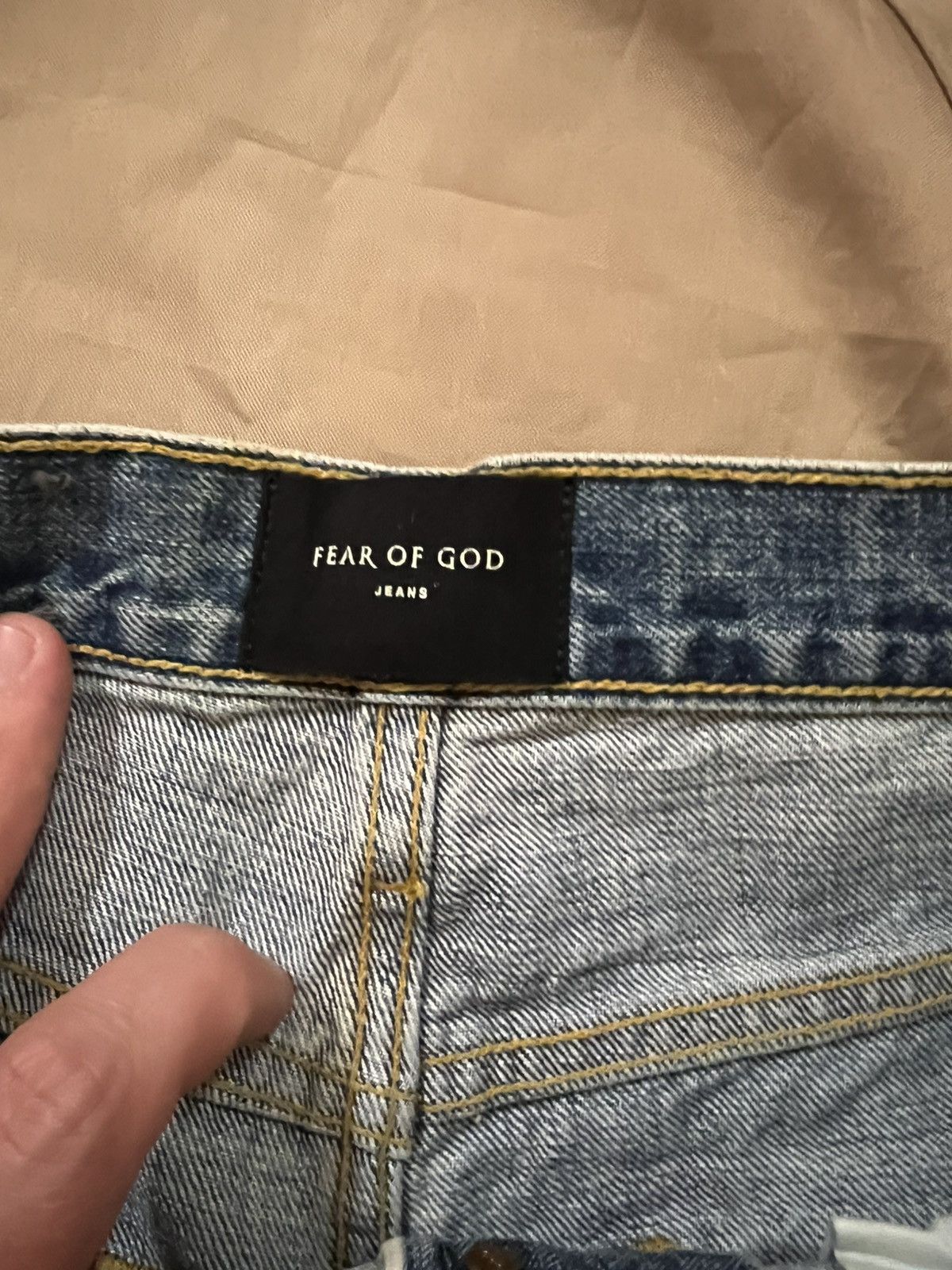 Fear of God Fear Of God 5th Collection Vintage Wash Denim Size 33 Size US 33 - 4 Thumbnail