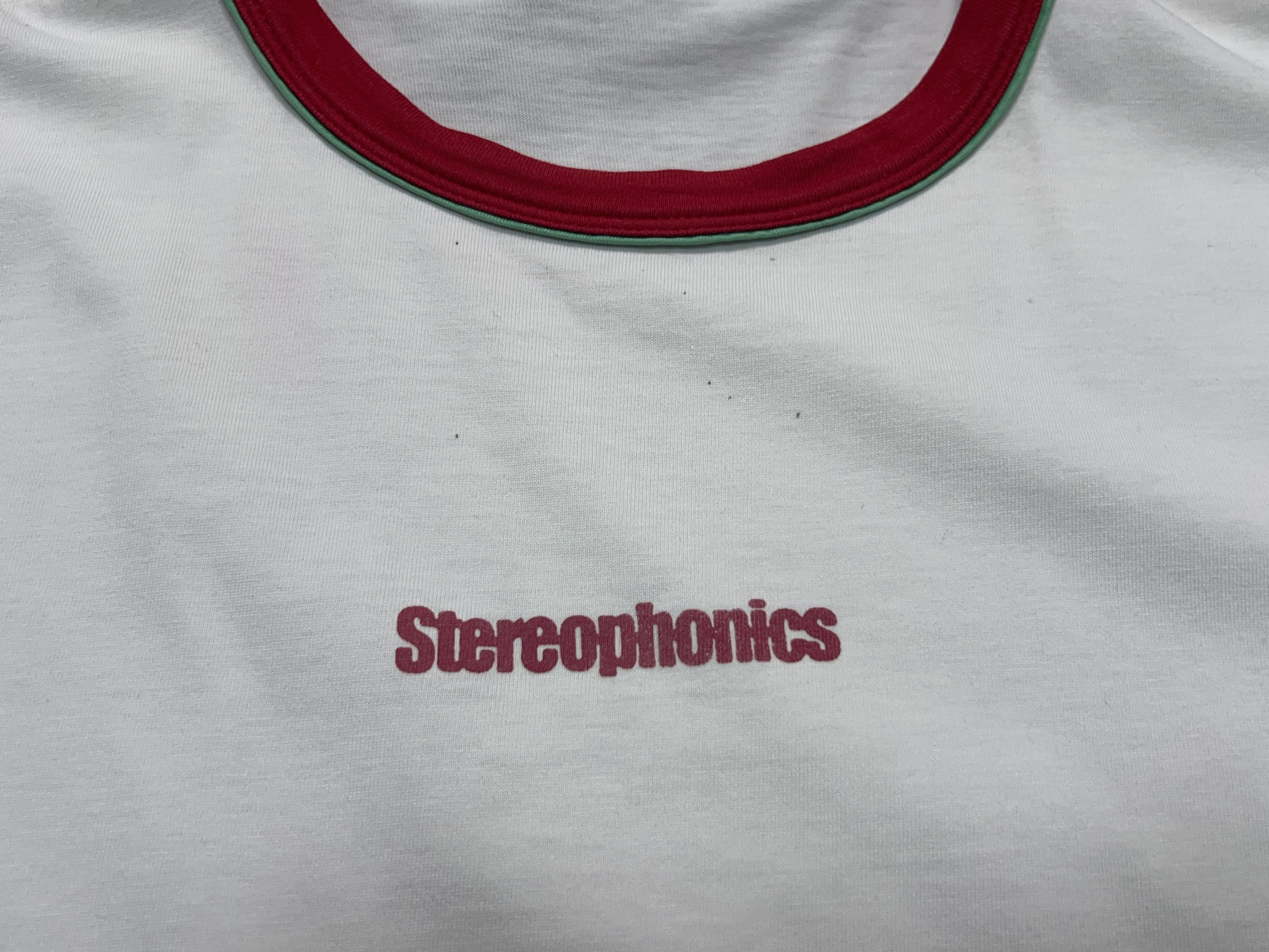 Vintage 1990s Stereophonics Wearing Rock Band T Shirt Tee Size L Size US L / EU 52-54 / 3 - 4 Thumbnail