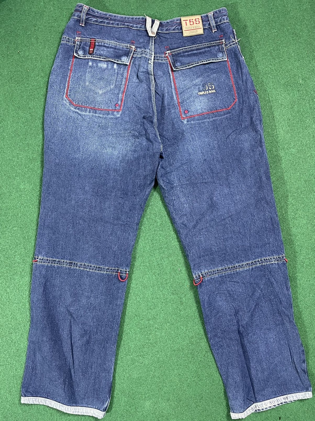 Triple 5 Soul Vintage Triple 5 Soul Baggy Hip Hop Jeans Size US 36 / EU 52 - 5 Thumbnail