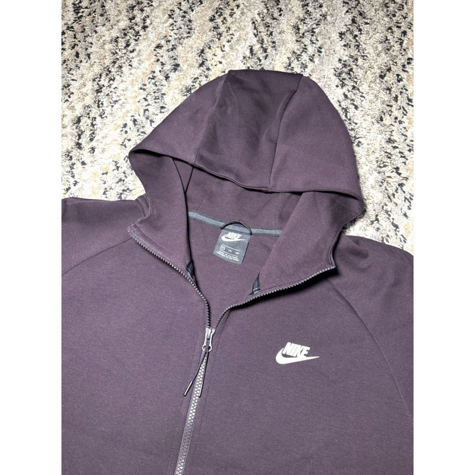 Nike Nike Tech Hoodie Deep Purple Plum 2XL Fleece ZIP Activewear Mens Boys? Size US XXL / EU 58 / 5 - 4 Thumbnail