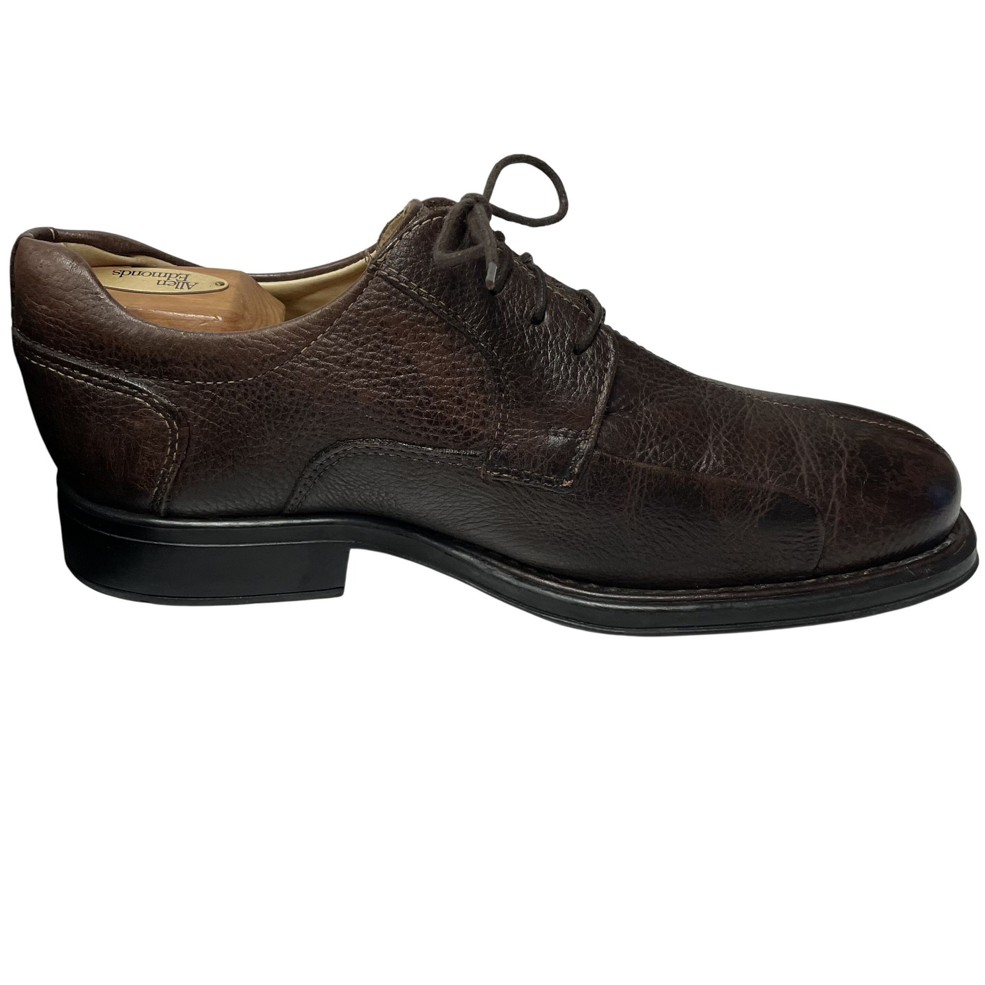 Belvedere Vtg Belvedere Baybridge Brown PEBBLED Leather Oxford Shoes Size US 9 / EU 42 - 10 Thumbnail