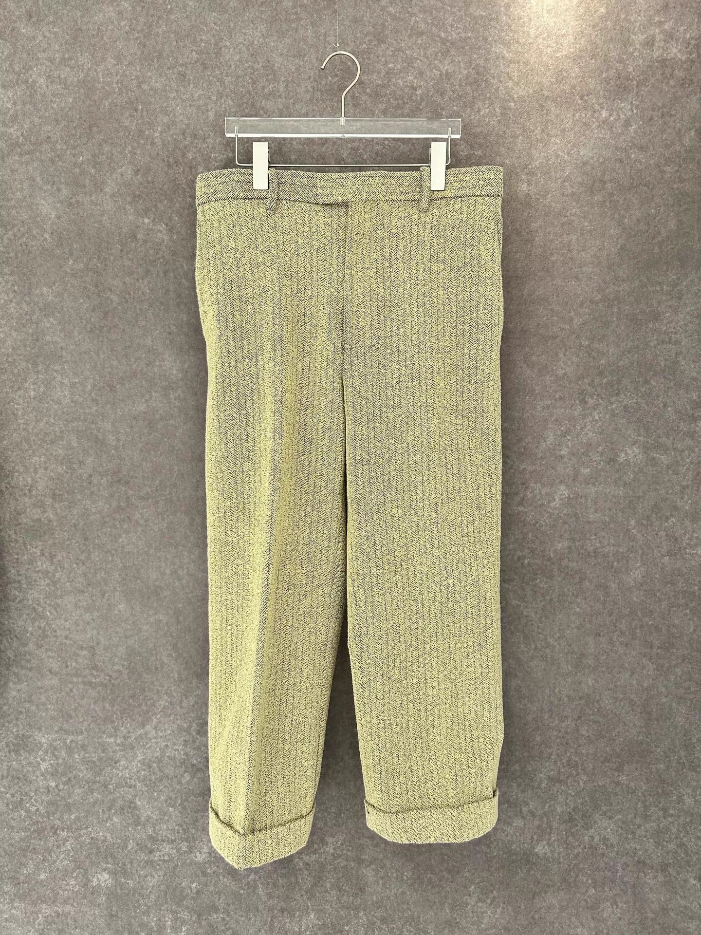Bottega Veneta Bottega Veneta Wool Casual Trousers 50 GUC Size US 34 / EU 50 - 1 Thumbnail