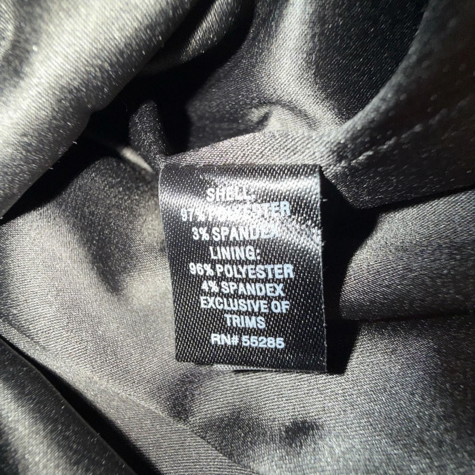 Express Express black satin mini dress embellished back zip lined XS Size XS / US 0-2 / IT 36-38 - 4 Thumbnail