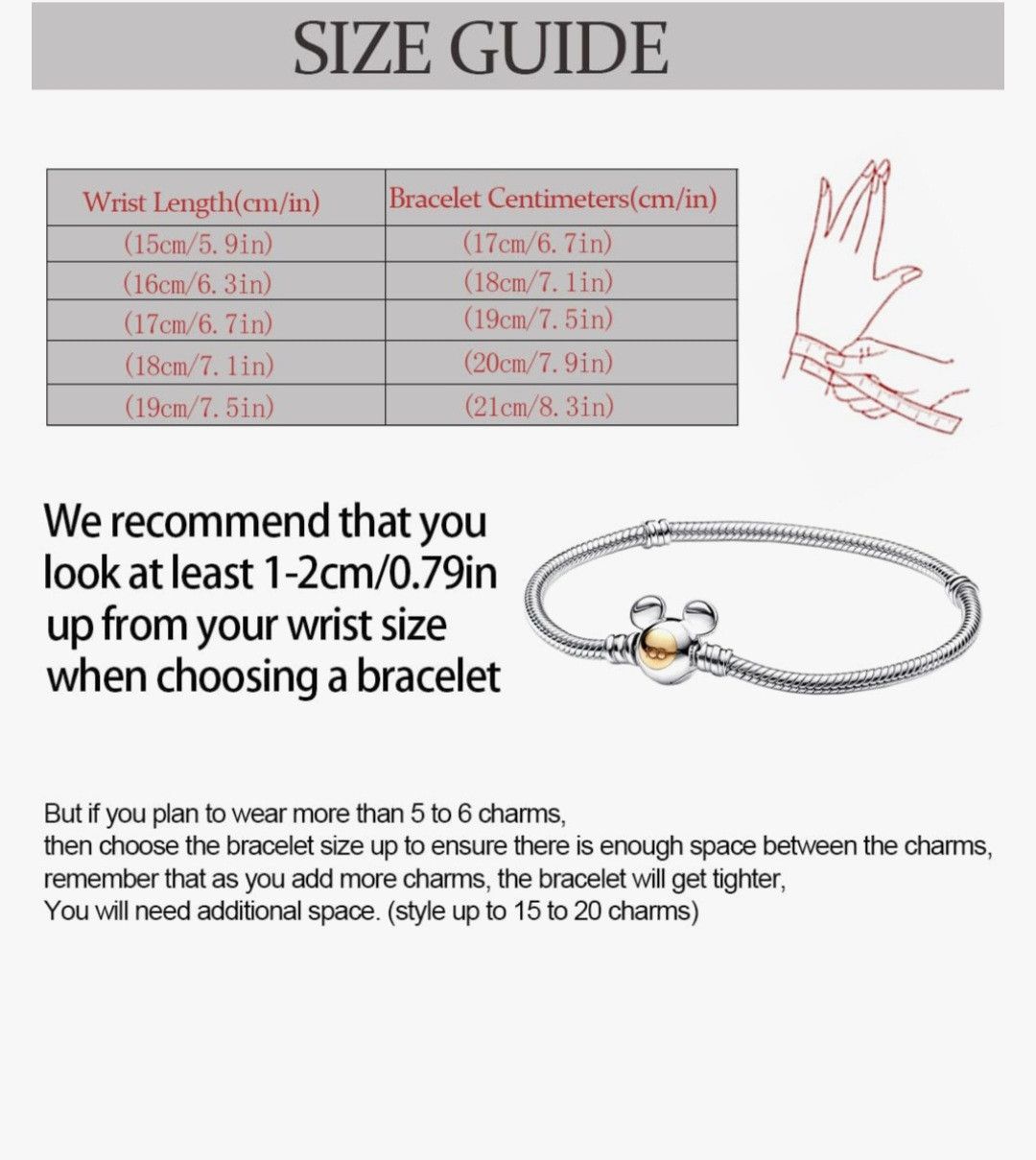 pandora PANDORA MOMENTS DISNEY 100TH ANNIVERSARY BRACELET Size ONE SIZE - 9 Thumbnail