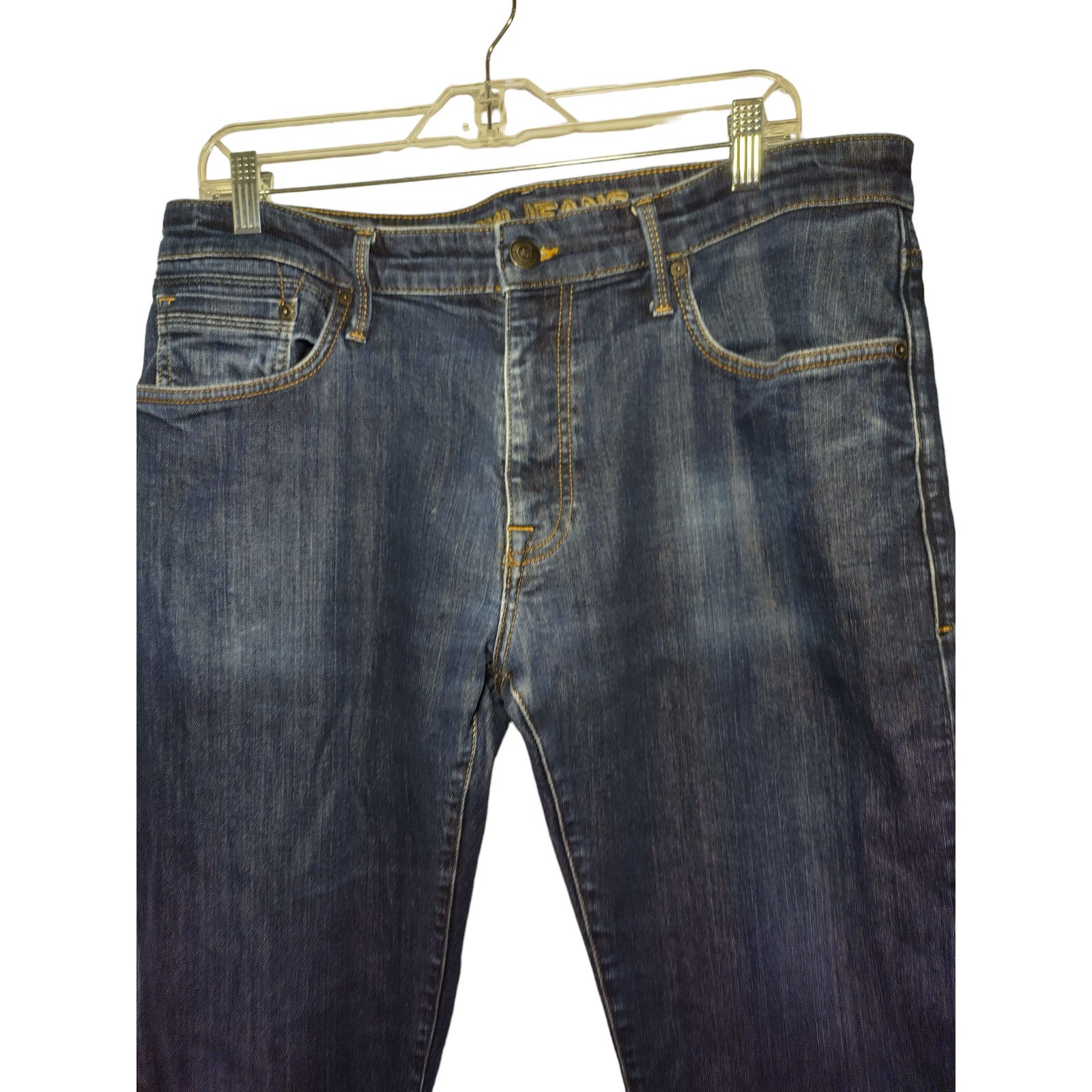 Mavi Mavi Mens Zach Straight Leg Jeans Classic Fit Dark Wash Size US 28 / EU 44 - 2 Thumbnail