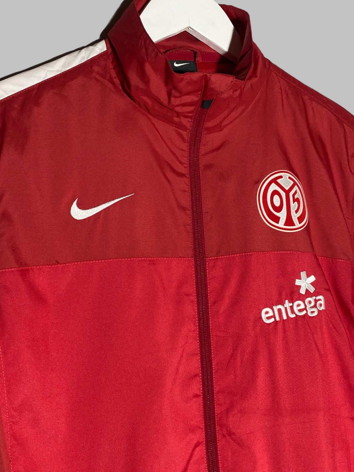 Nike Nike Mainz Hot Red Drill Jacket Size US M / EU 48-50 / 2 - 3 Thumbnail