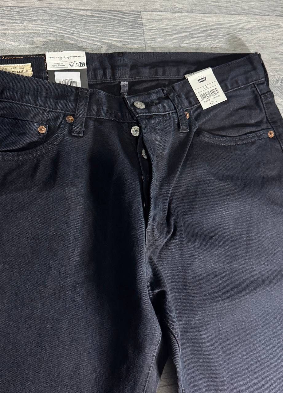 Levi's Levi’s 501 Jeans in Black W34 L32. Size US 34 / EU 50 - 3 Thumbnail