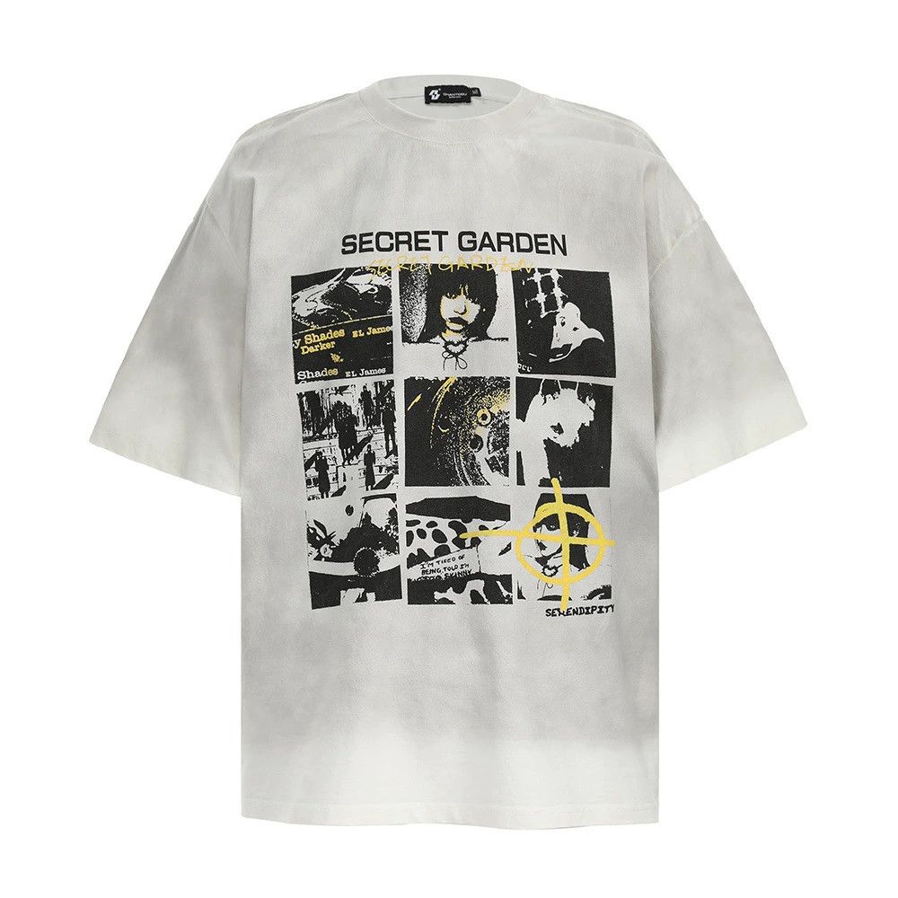 Vintage Men's loose American illustration printed distressed T-shirt Size US M / EU 48-50 / 2 - 1 Thumbnail
