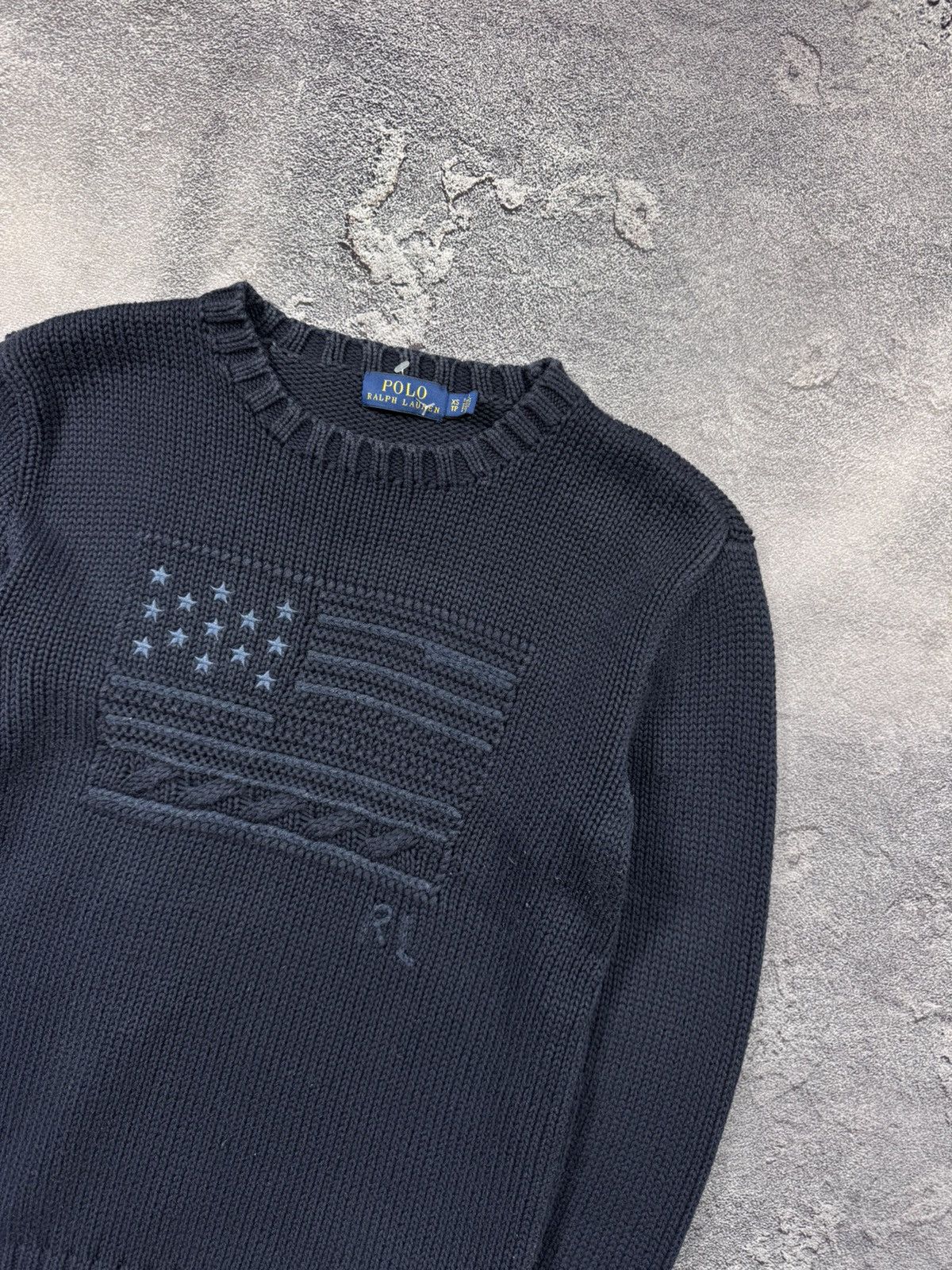 Polo Ralph Lauren Polo Ralph Lauren American Flag Knit Sweater Size XS / US 0-2 / IT 36-38 - 2 Thumbnail