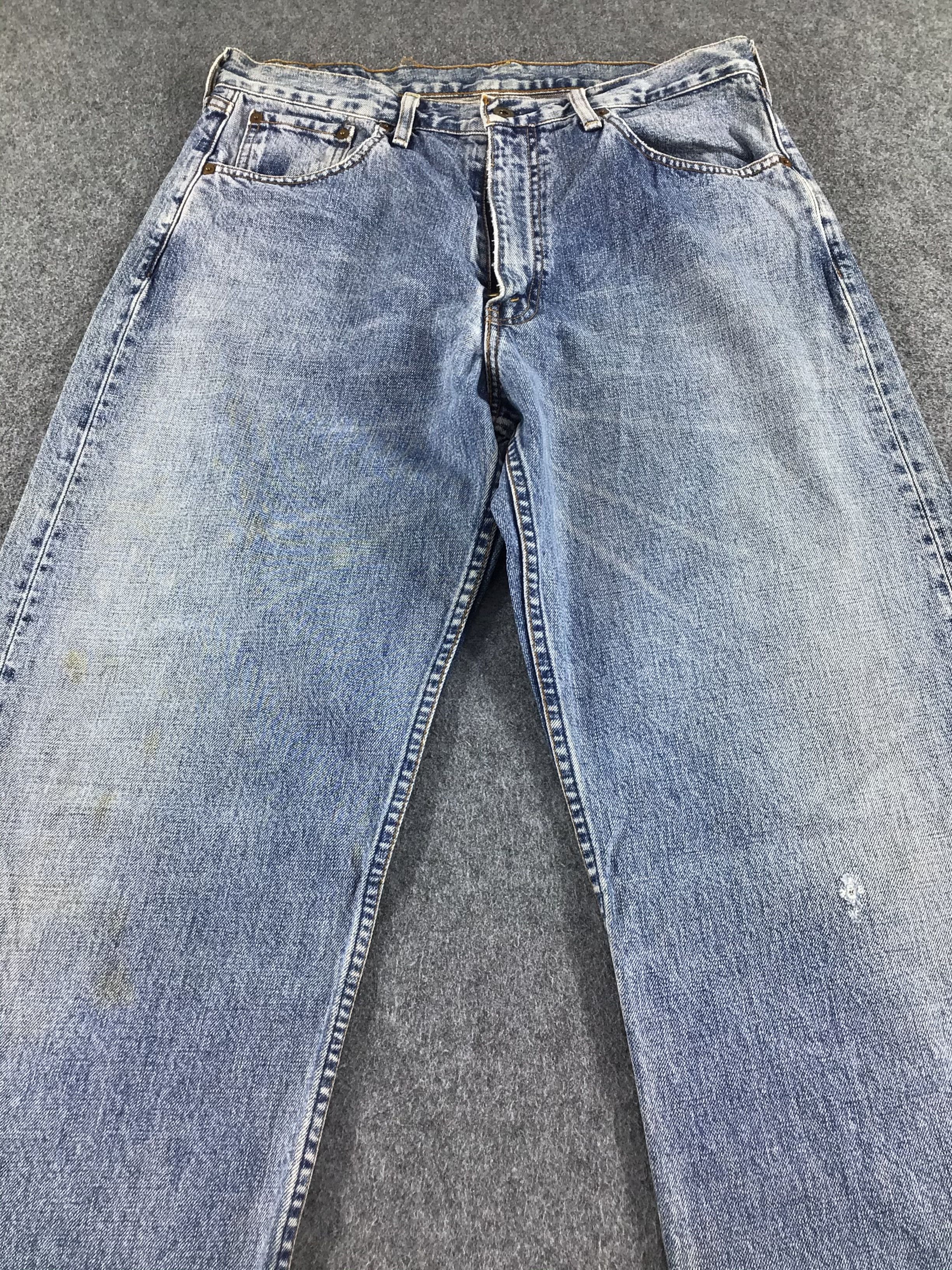 Levi's 90s Vintage Levis 504 Jeans-JM106 Size US 34 / EU 50 - 2 Thumbnail