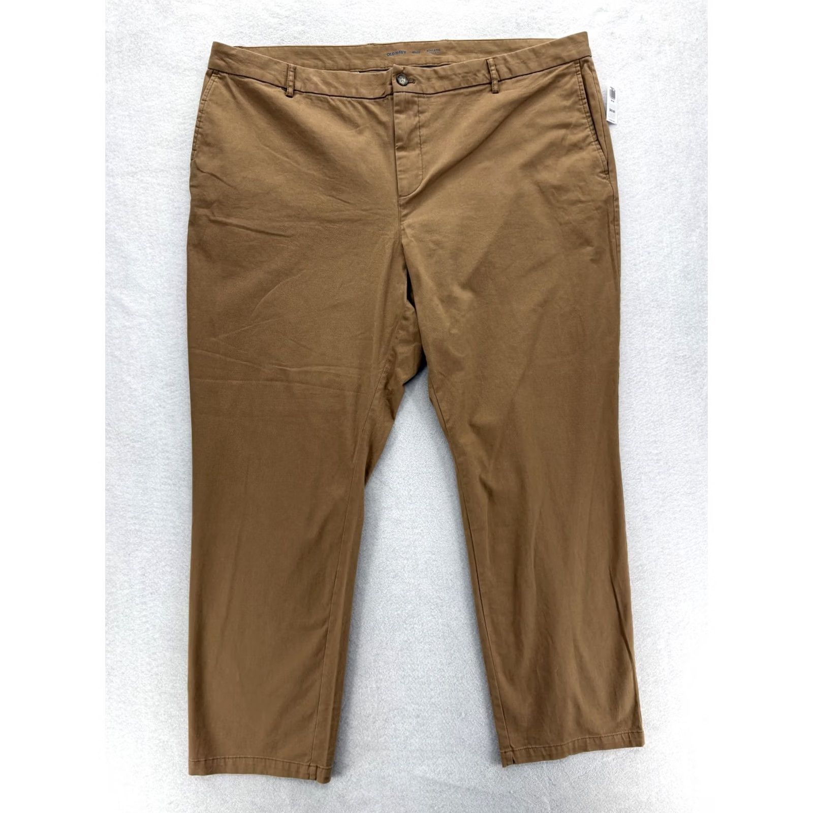 Old Navy Old Navy Pants Built-In Flex Chino Mens 46x32 Brown Athletic Fit Stretch Casual Pants Size US 30 / EU 46 - 2 Thumbnail
