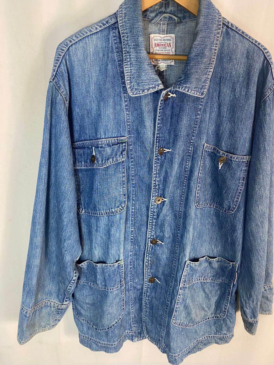 Other Vintage chore button up denim jacket by pract studio Size US L / EU 52-54 / 3 - 3 Thumbnail