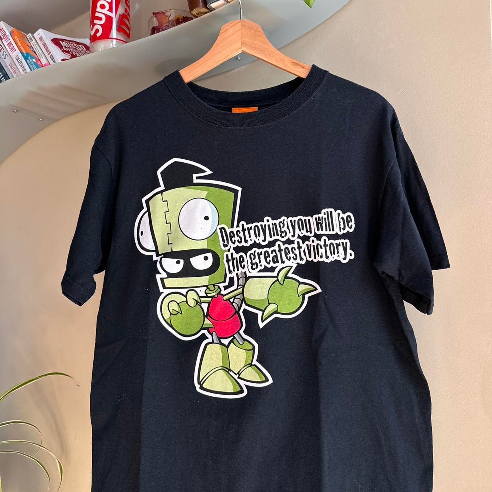 Cartoon Network × Nickelodeon × Vintage Vintage 2004 Invader Zim Cartoon Shirt Size US M / EU 48-50 / 2 - 2 Thumbnail