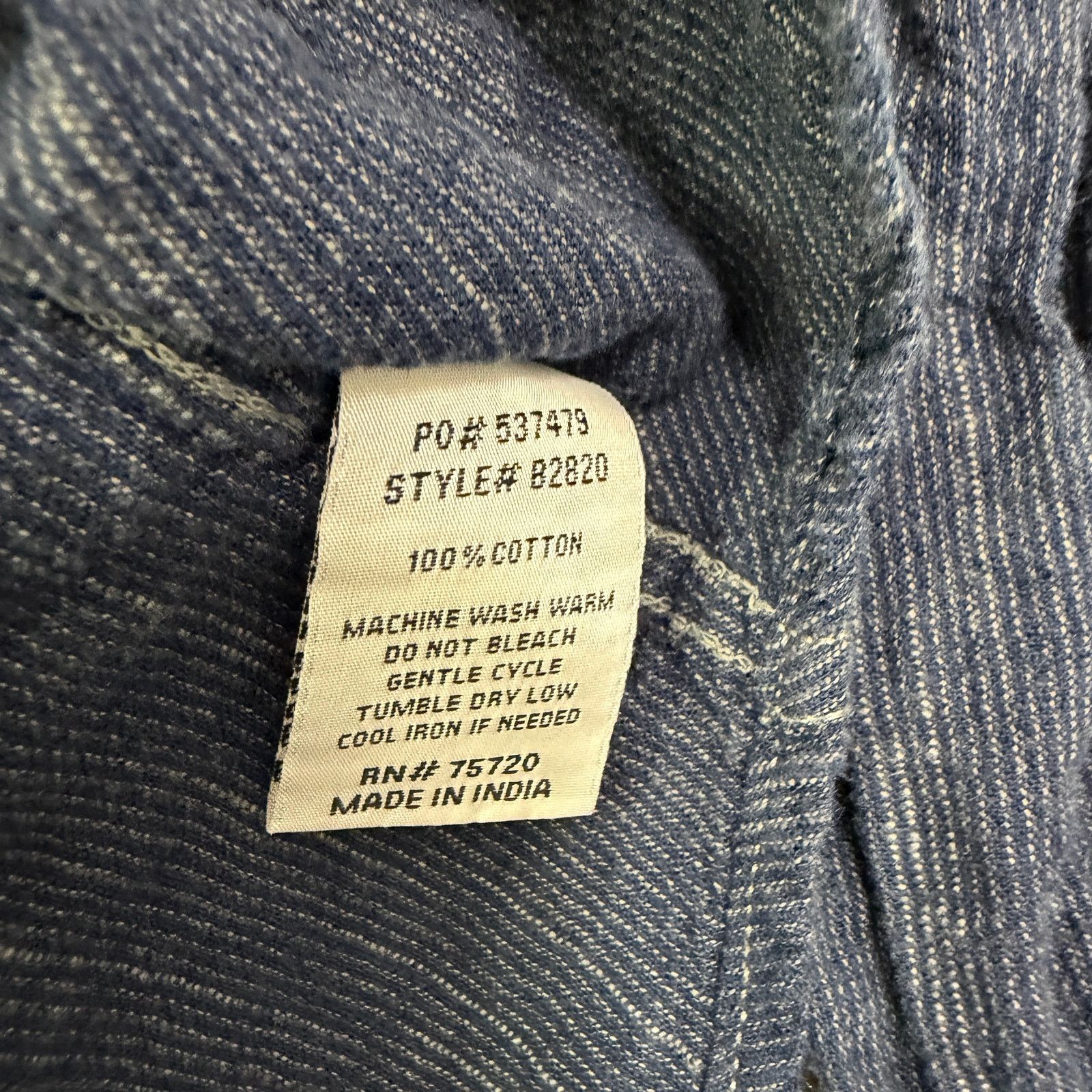 BKE BKE Striped Standard Shirt Men's Extra Large Pearl Snap Size US XL / EU 56 / 4 - 5 Thumbnail