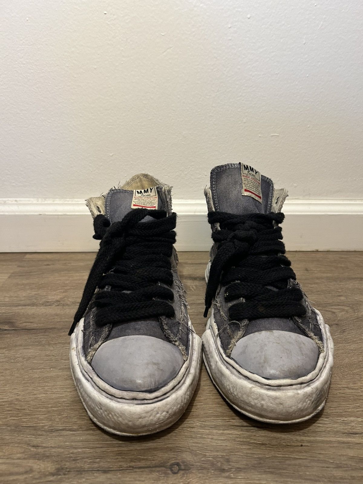 Maison MIHARA YASUHIRO *Rare*(Over dyed) Hi top maison mihara yasuhiro shoes Size US 9 / EU 42 - 2 Thumbnail