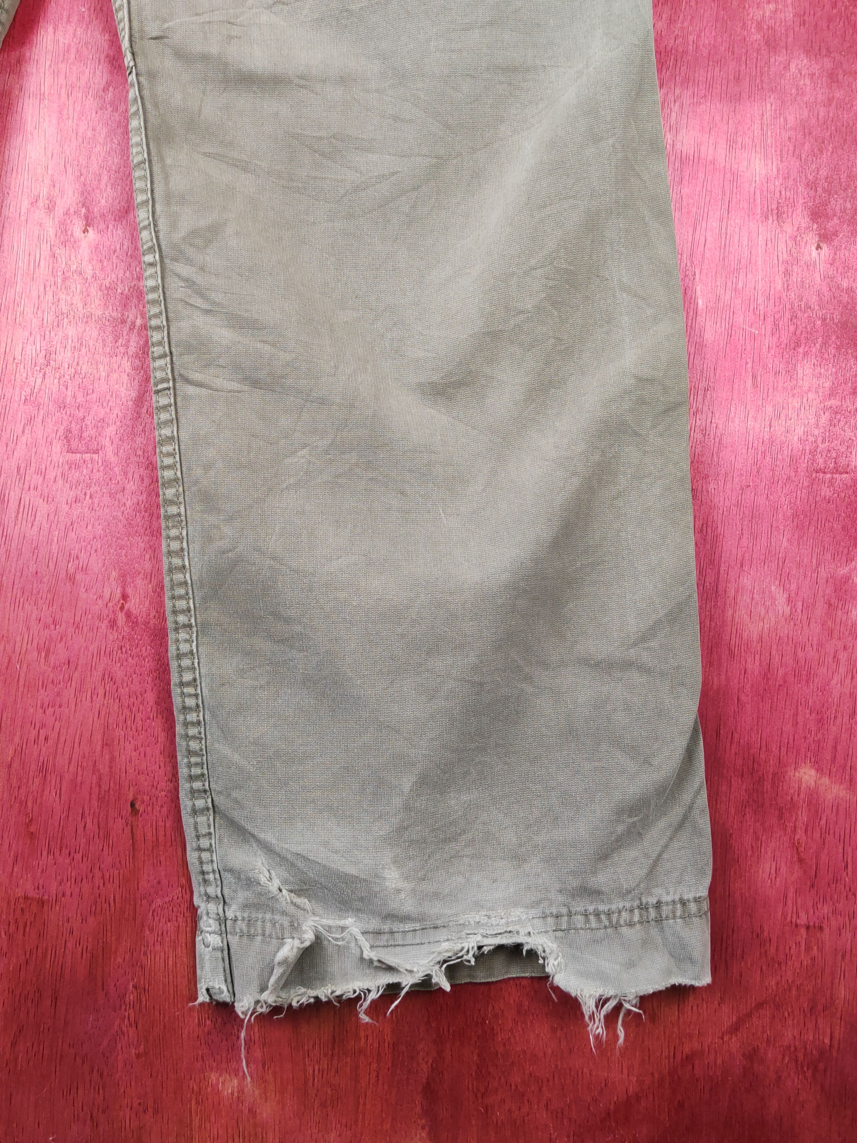 Japanese Brand Uniqlo Olive Faded Multipocket Tactical Cargo Pants #S1339 Size US 32 / EU 48 - 11 Thumbnail
