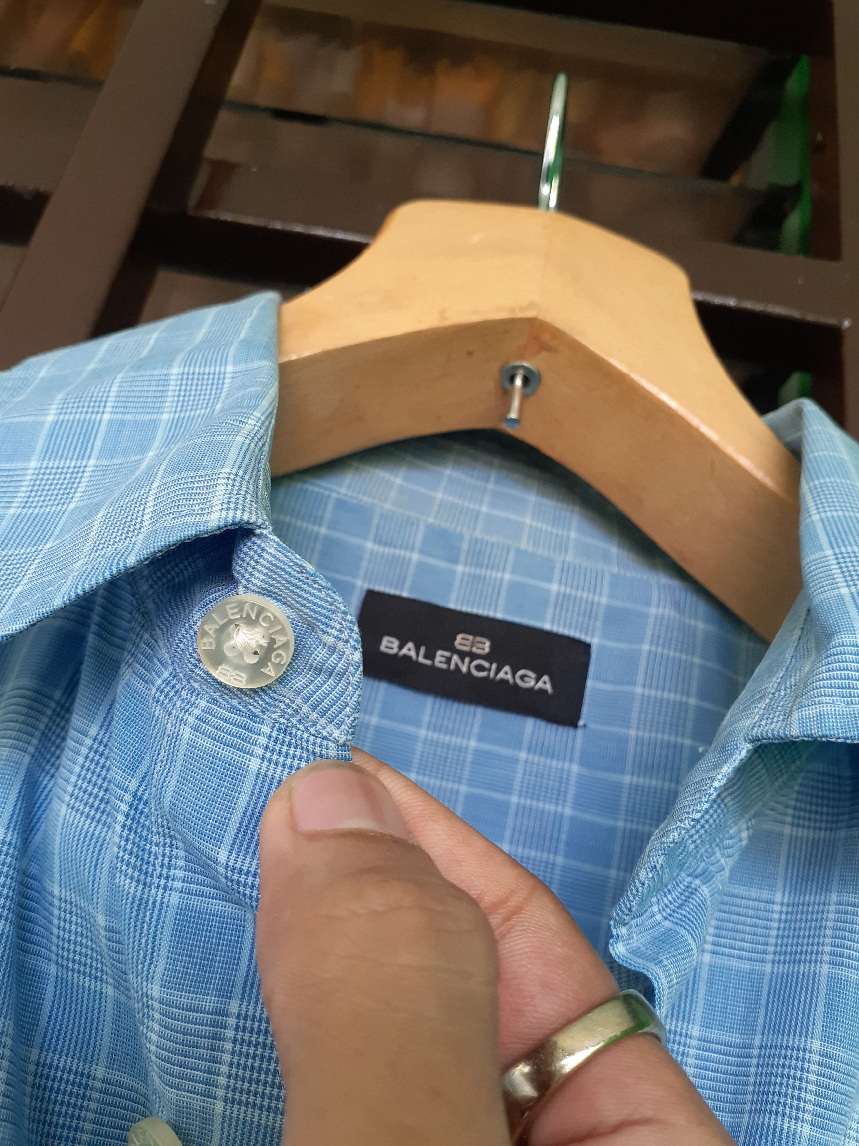 Balenciaga Vintage Balenciaga Polo Button Up Size US XXL / EU 58 / 5 - 4 Thumbnail