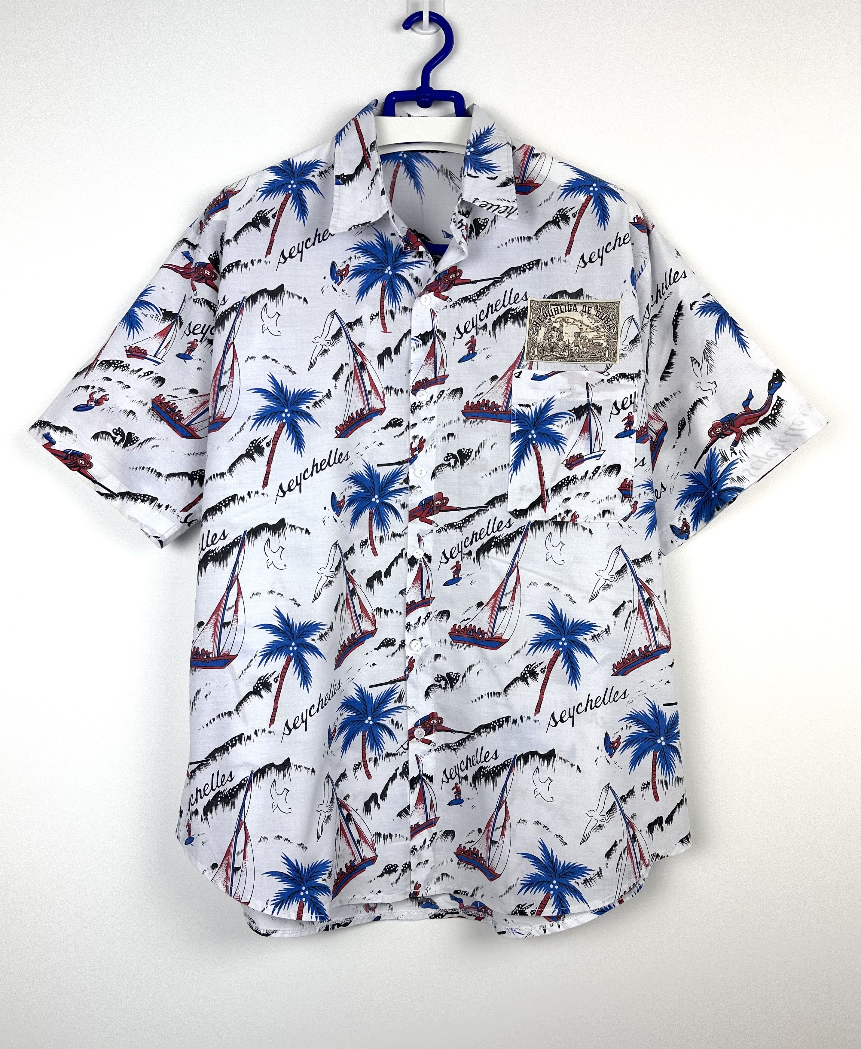Other Vintage Hawaiian shirt retro 90s y2k summer Cuba Republic Size US XL / EU 56 / 4 - 1 Thumbnail