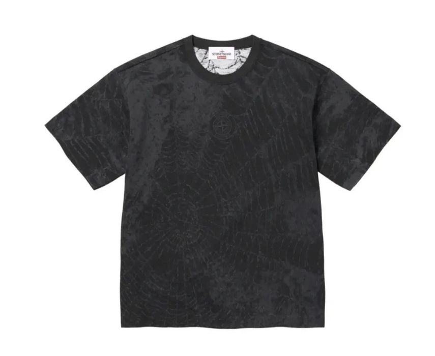 Supreme Supreme Stone Island S/S Top (FW23) Black | Grailed