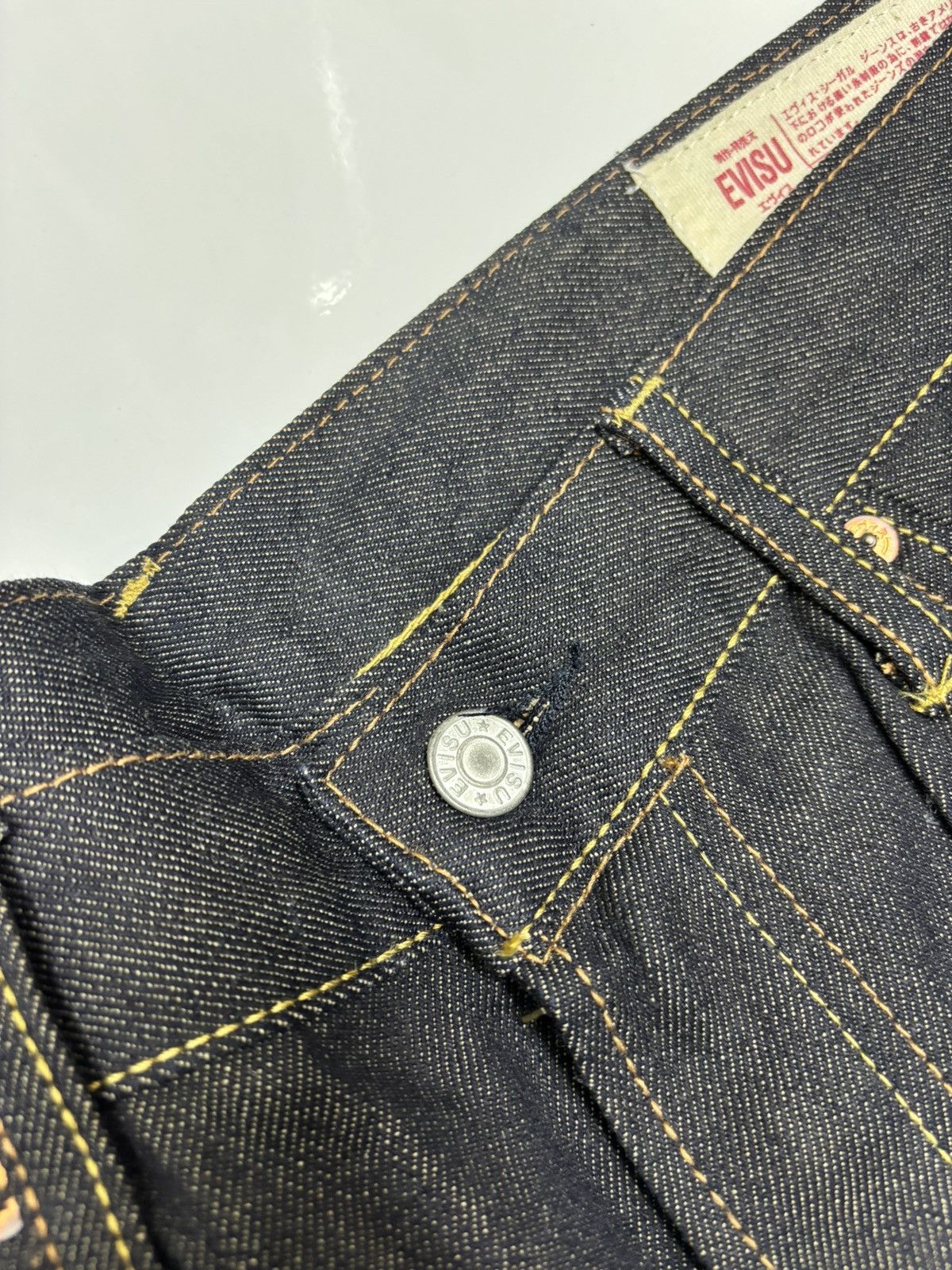 Japanese Brand Evisu Daicock Selvedge Denim Jeans Size US 34 / EU 50 - 10 Thumbnail